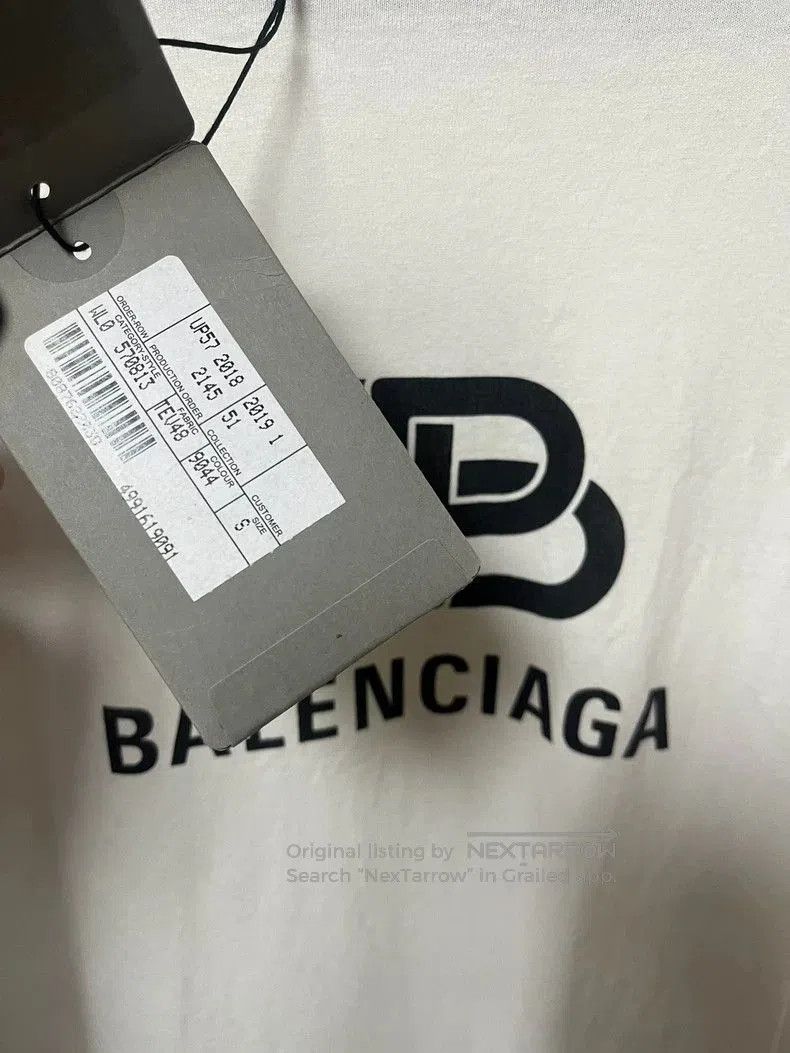Balenciaga Balenciaga Classic Lock Button SS18 Tee. Size US S / EU 44-46 / 1 - 5 Thumbnail