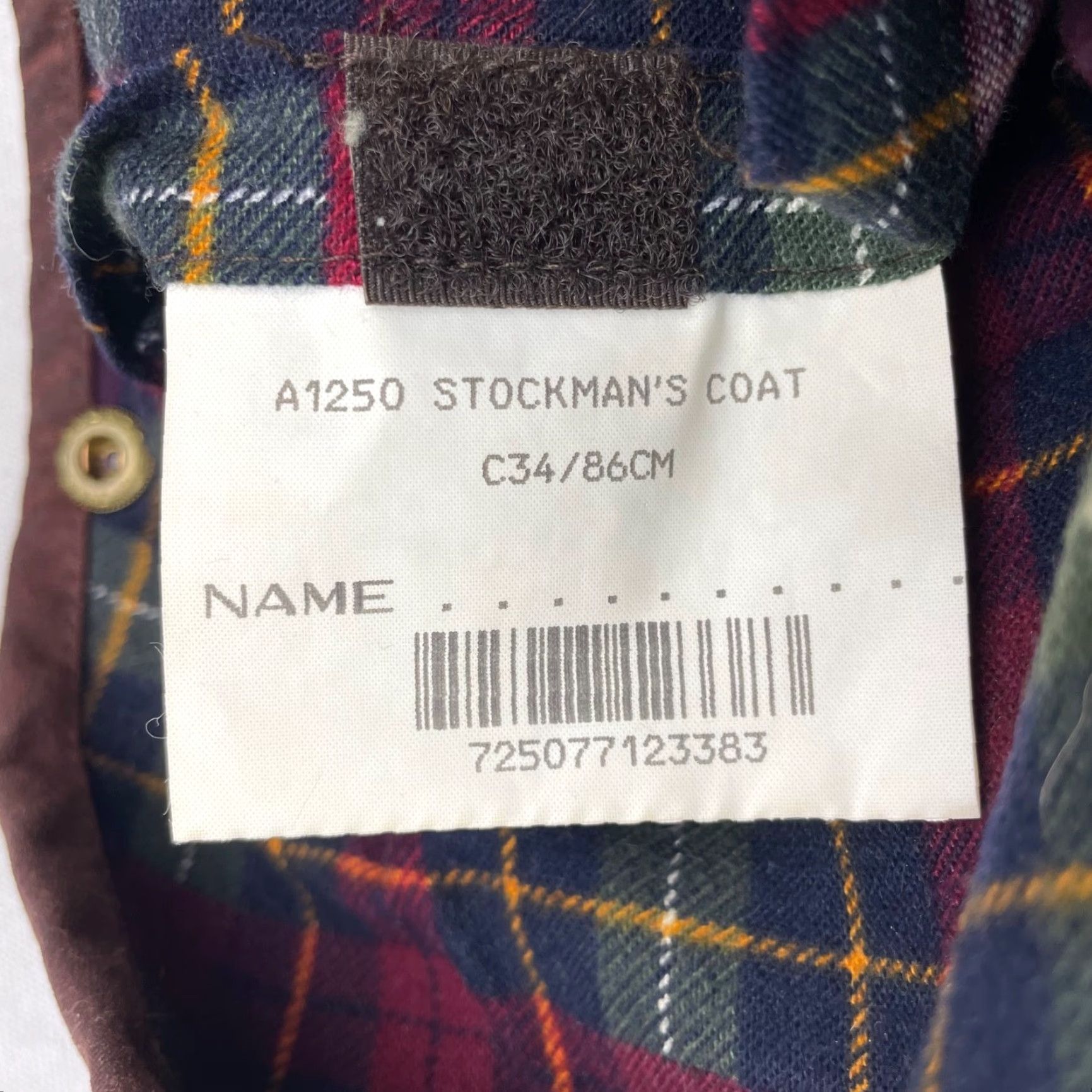 Barbour Backhouse Barbour Stockman Men’s Trench Coat Brown Waxed Cotton Long Wool Lined Snap Closure All Season Mens M Size US M / EU 48-50 / 2 - 7 Thumbnail