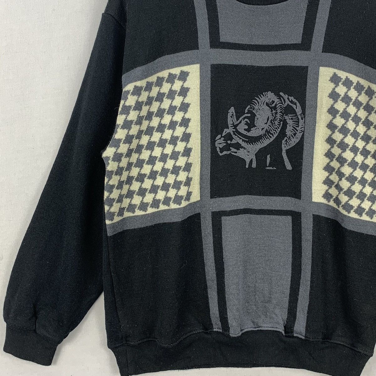 Japanese Brand Vintage 90s Japan Graphic Pullover Sweater Size US L / EU 52-54 / 3 - 5 Thumbnail
