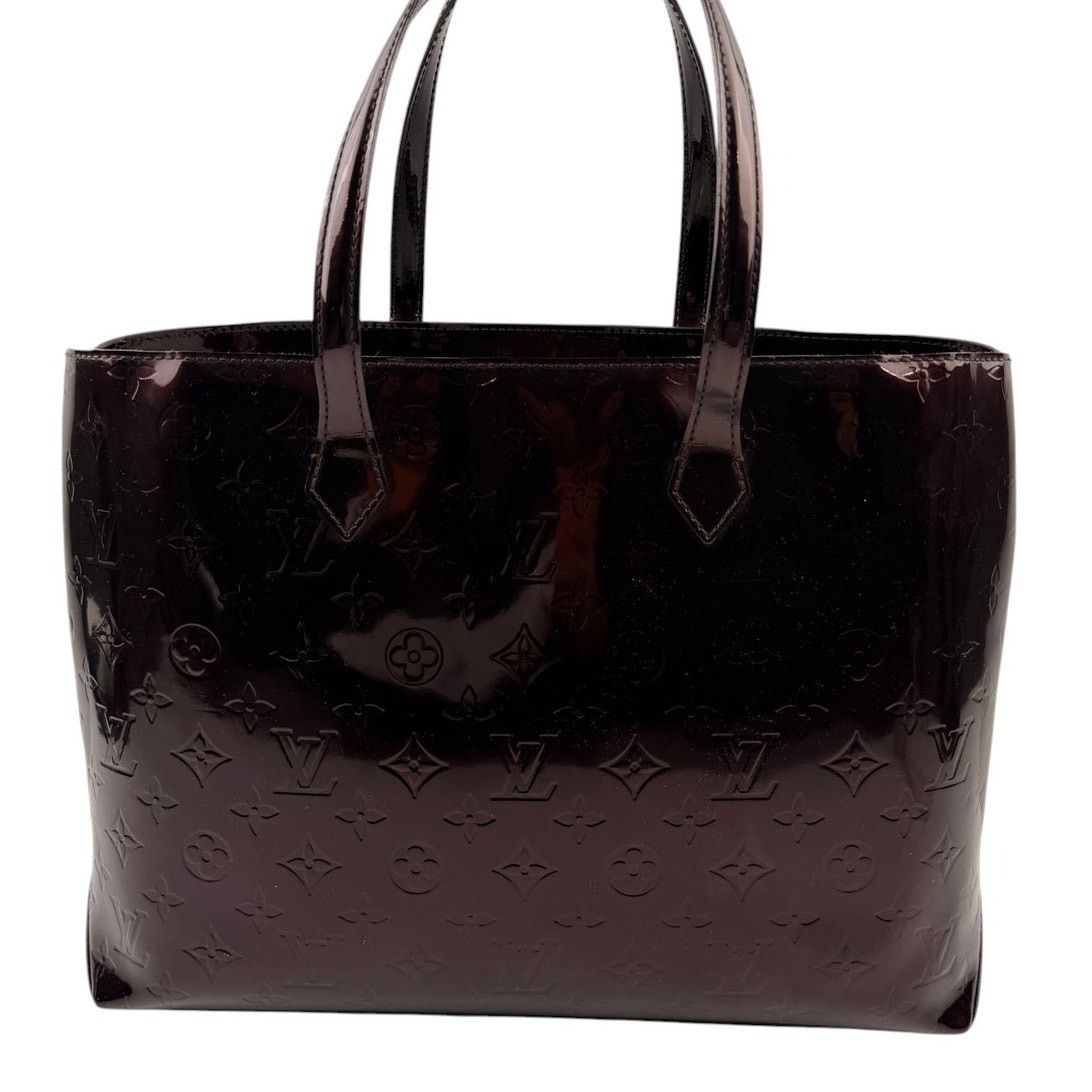 Louis Vuitton Louis Vuitton Amarante Monogram Vernis Wilshire MM Bag Size ONE SIZE - 4 Thumbnail