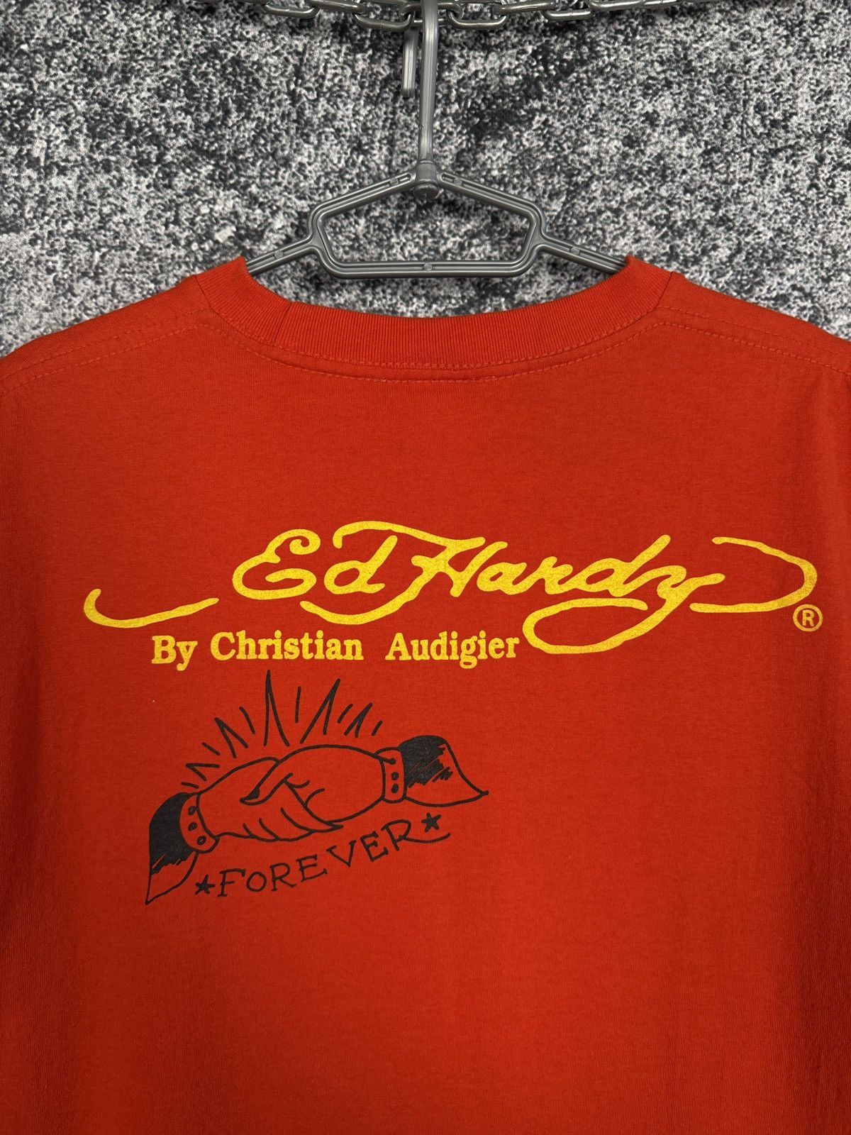 Ed Hardy Ed Hardy By Christian Audigier Bulldog Tiger Crown Tee Sz L Size US L / EU 52-54 / 3 - 15 Thumbnail
