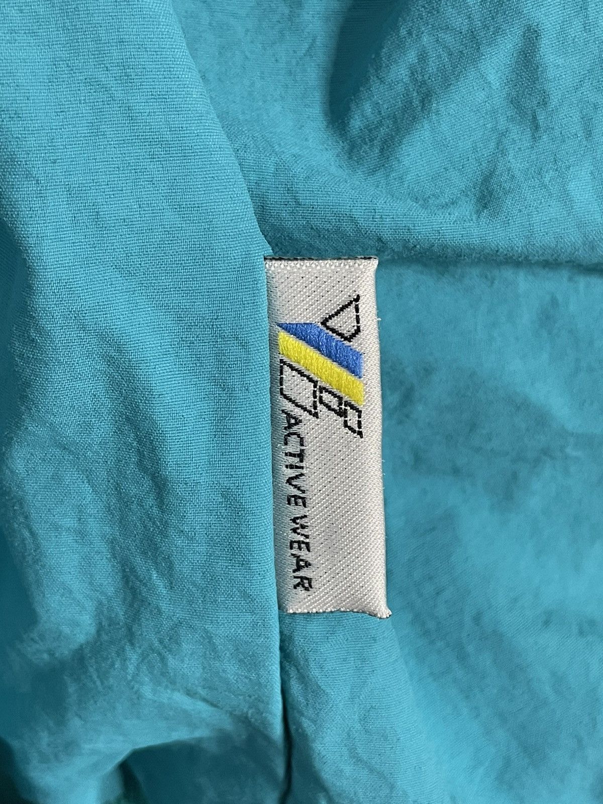 Vintage Vintage plain turquoise tracksuits street wear y2k Size 32" / US 10 / IT 46 - 9 Thumbnail