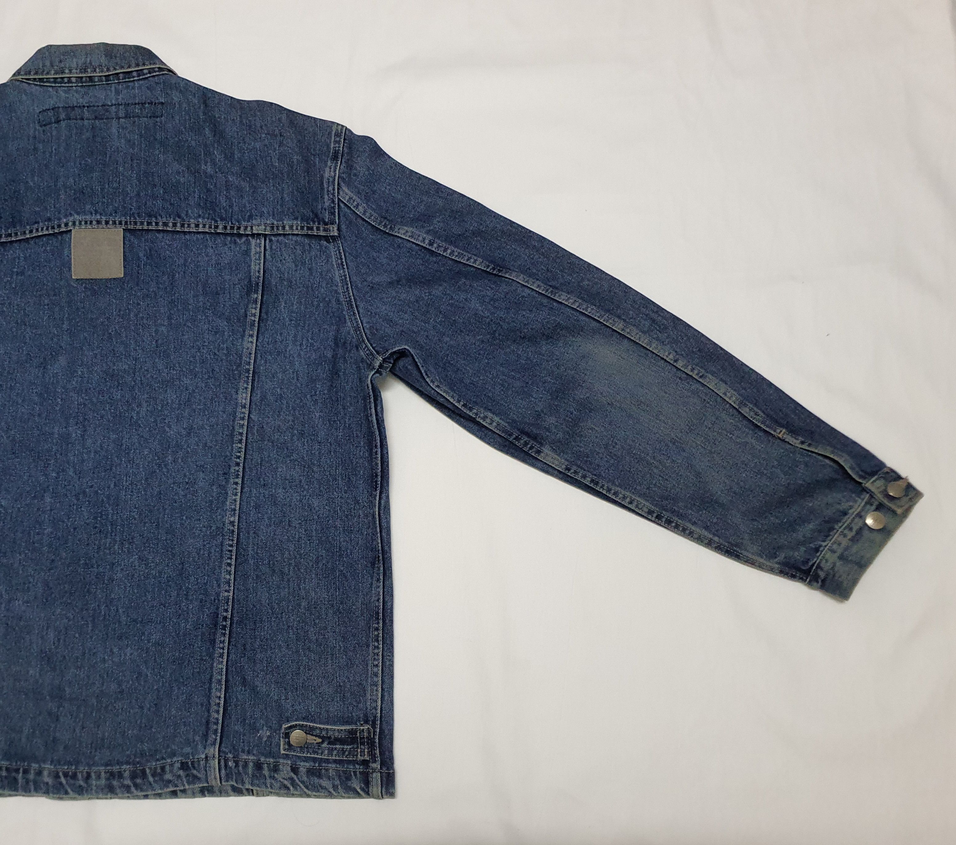Marithe + Francois Girbaud MARITHE FRANCOIS GIRBOUD Blue Denim Jacket, XL. Size US XL / EU 56 / 4 - 10 Thumbnail