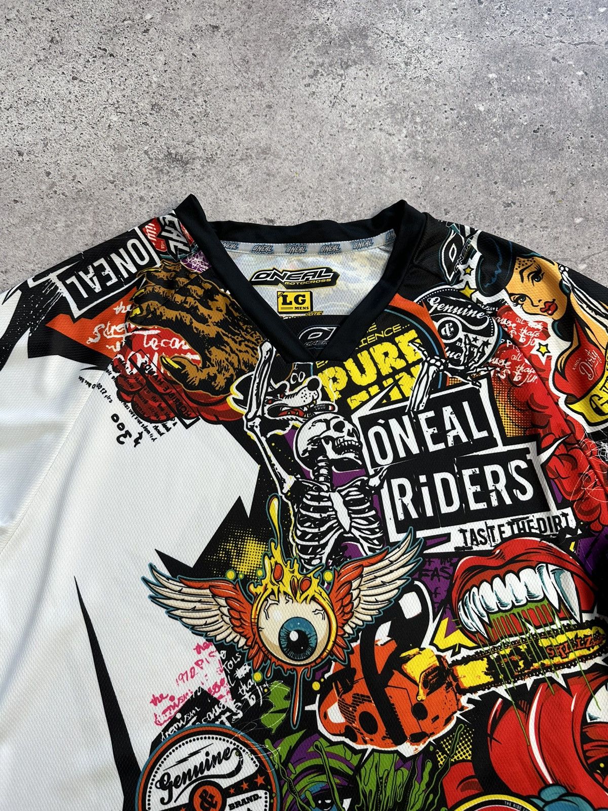 O'Neill Vintage O’neal Mayhem Motocross Racing Jersey Fox Y2K Size US L / EU 52-54 / 3 - 6 Thumbnail