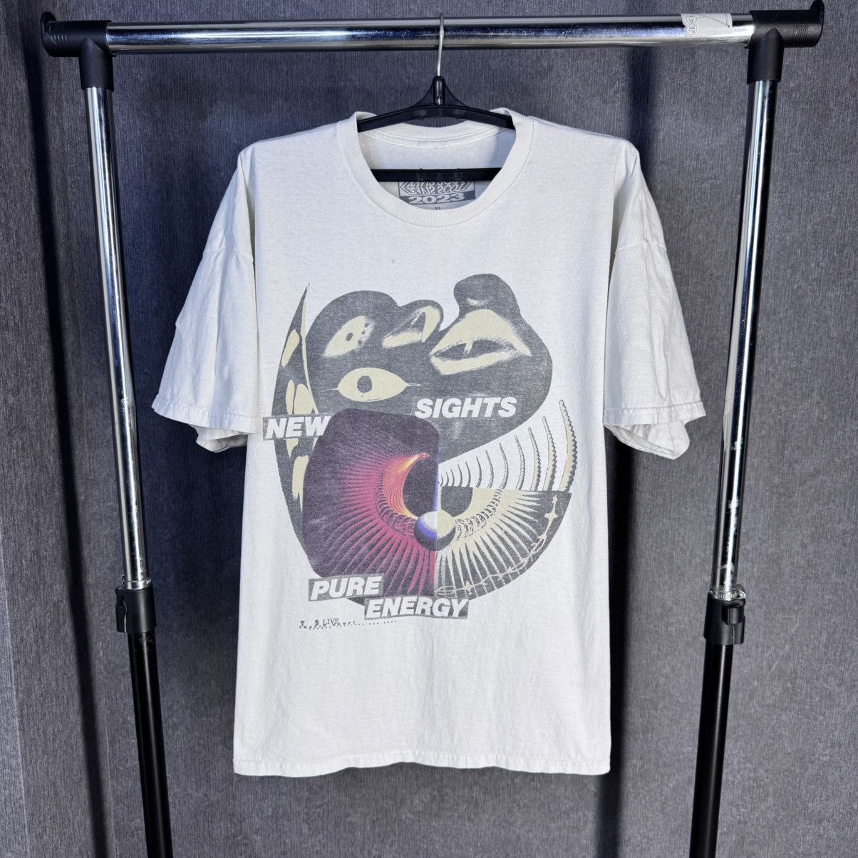 Travis Scott Travis Scott Rolling Loud 2023 New Sights Pure Energy Tee Size US XL / EU 56 / 4 - 1 Thumbnail
