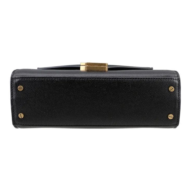 Saint Laurent Paris o1tp1o1224 Size: OS/Cassandra Mini Handle Bag in Black Size ONE SIZE - 5 Thumbnail