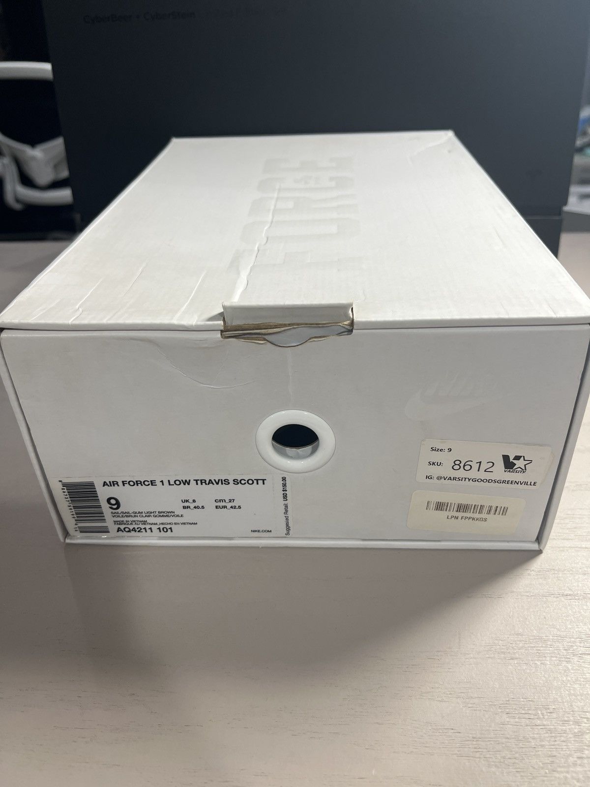 Nike × Travis Scott Travis Scott Air Force 1 Sail Size US 9 / EU 42 - 9 Thumbnail