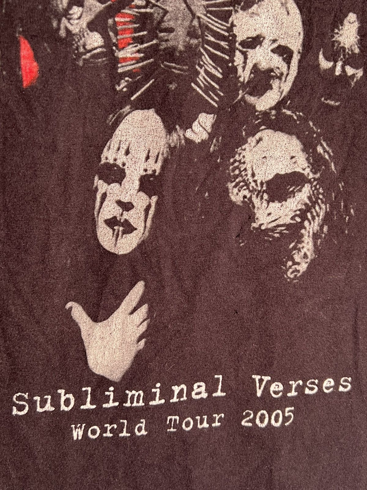 Band Tees Y2K 2000’s Vintage Slipknot Subliminal Verses Metal T Shirt Size US L / EU 52-54 / 3 - 5 Thumbnail