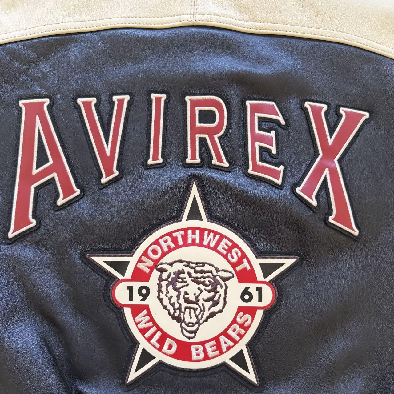 Avirex Avirex North West Wildbears Leather Varsity Jacket Size US S / EU 44-46 / 1 - 6 Thumbnail