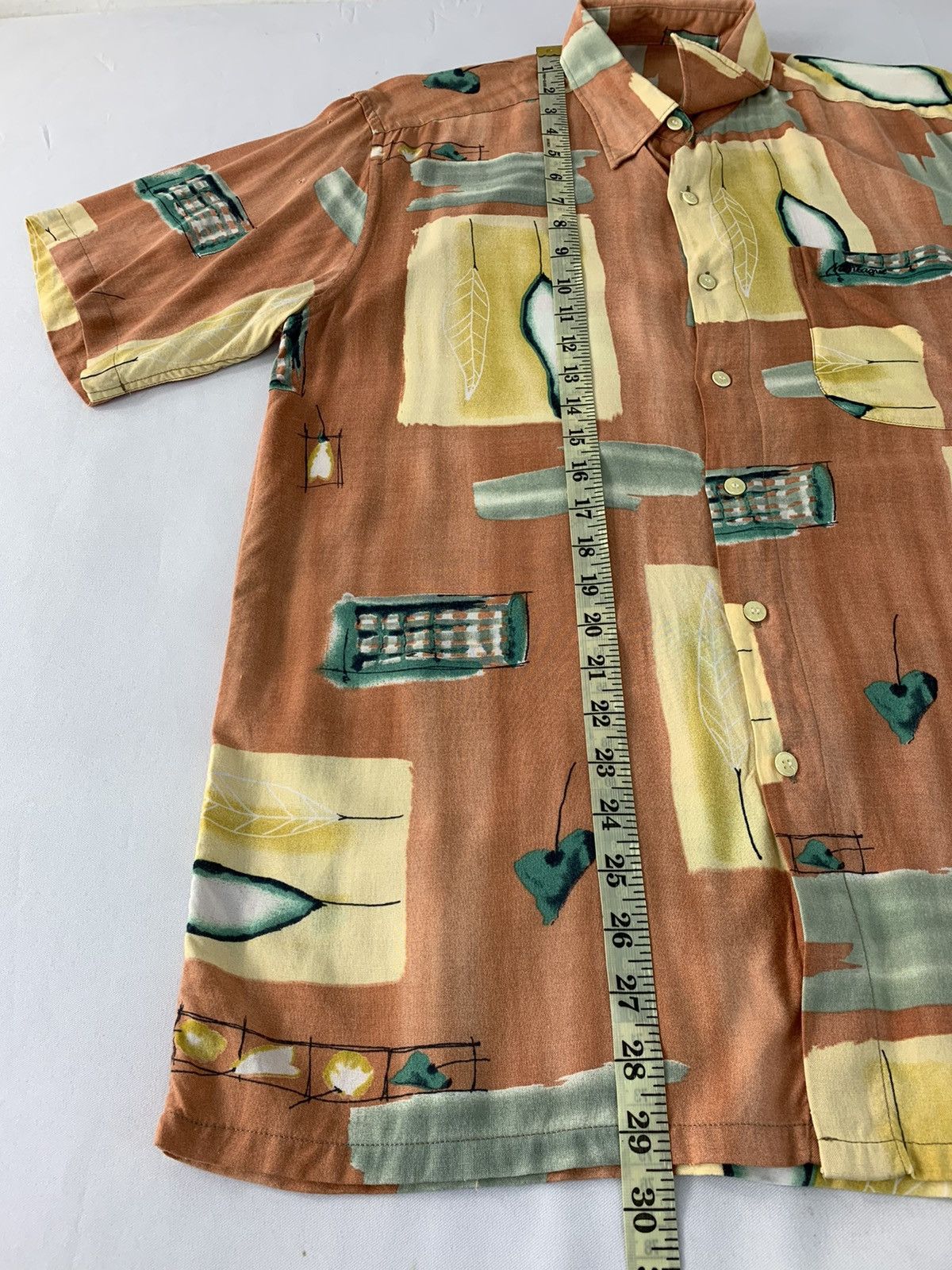 Montagut Hype 90s Montagut Casual Button Up Shirt Art Design Size US L / EU 52-54 / 3 - 12 Thumbnail