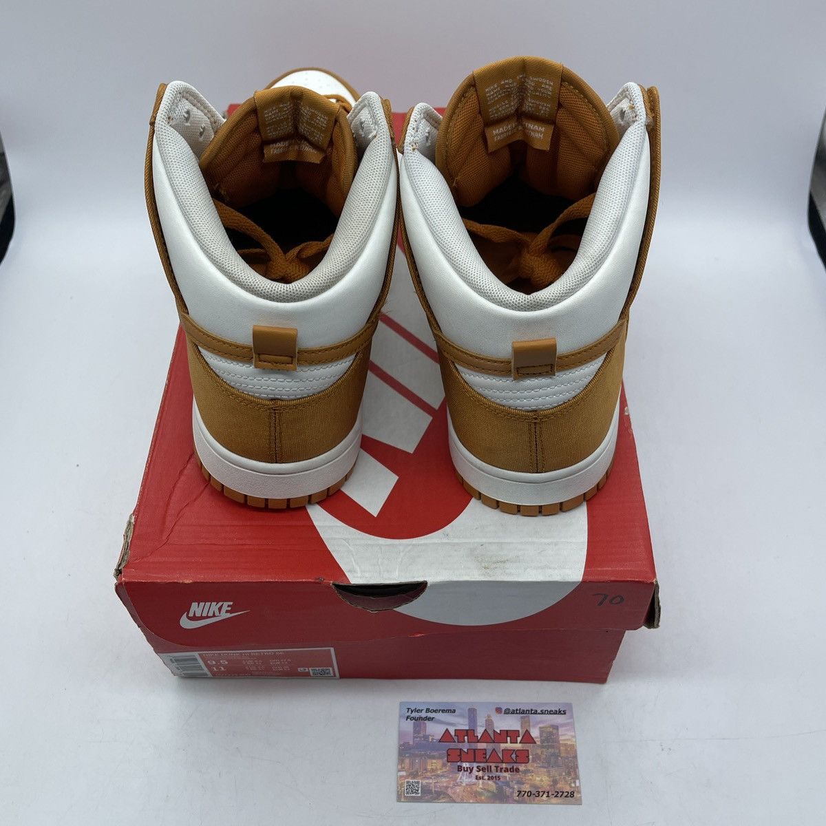 Nike Dunk high monarch canvas Size US 9.5 / EU 42-43 - 6 Thumbnail