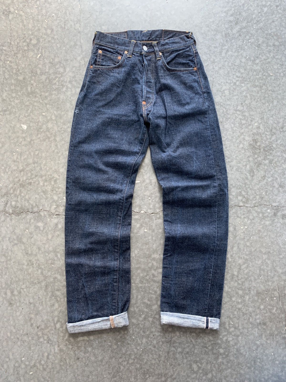 Evisu × Japanese Brand × Vintage 2004 Evisu x McDonalds Selvedge Denim Redline Size US 27 - 7 Thumbnail