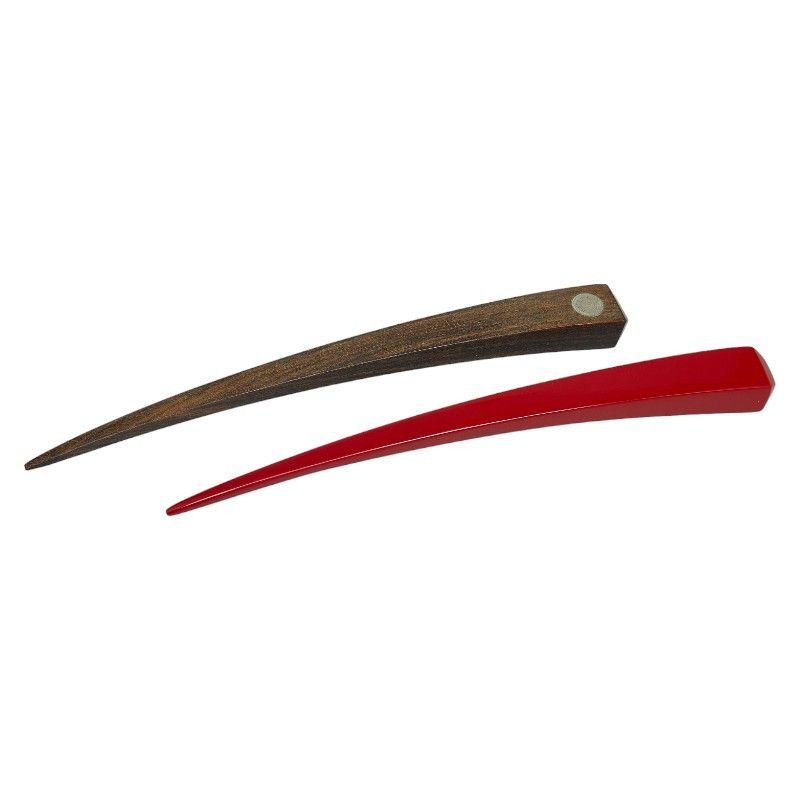 image of Hermes Hairpin Set in Brown, Women's