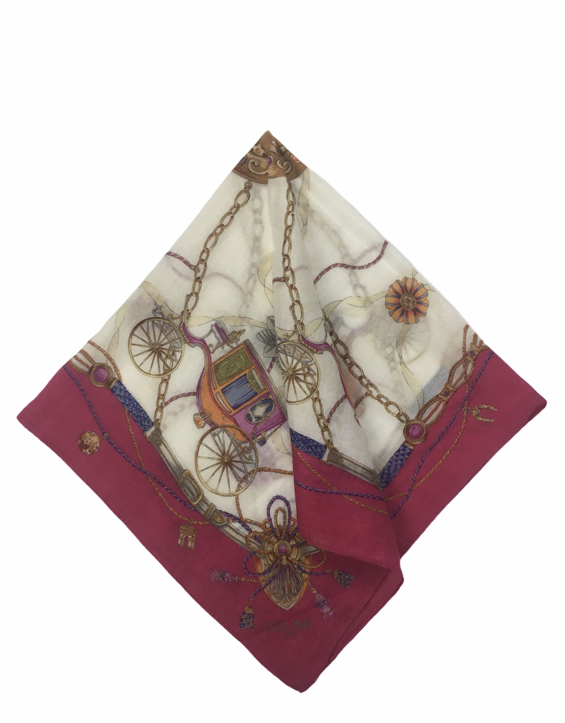 Celine Celine Handkerchief / Bandana / Neckerchief HKC0069 Size ONE SIZE - 1 Thumbnail