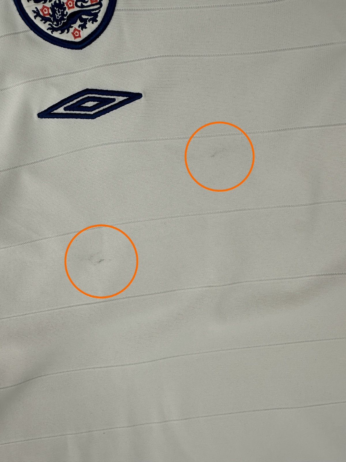 Umbro Umbro England 2003/04 Home Reversible Football Soccer Jersey Size US XL / EU 56 / 4 - 14 Thumbnail