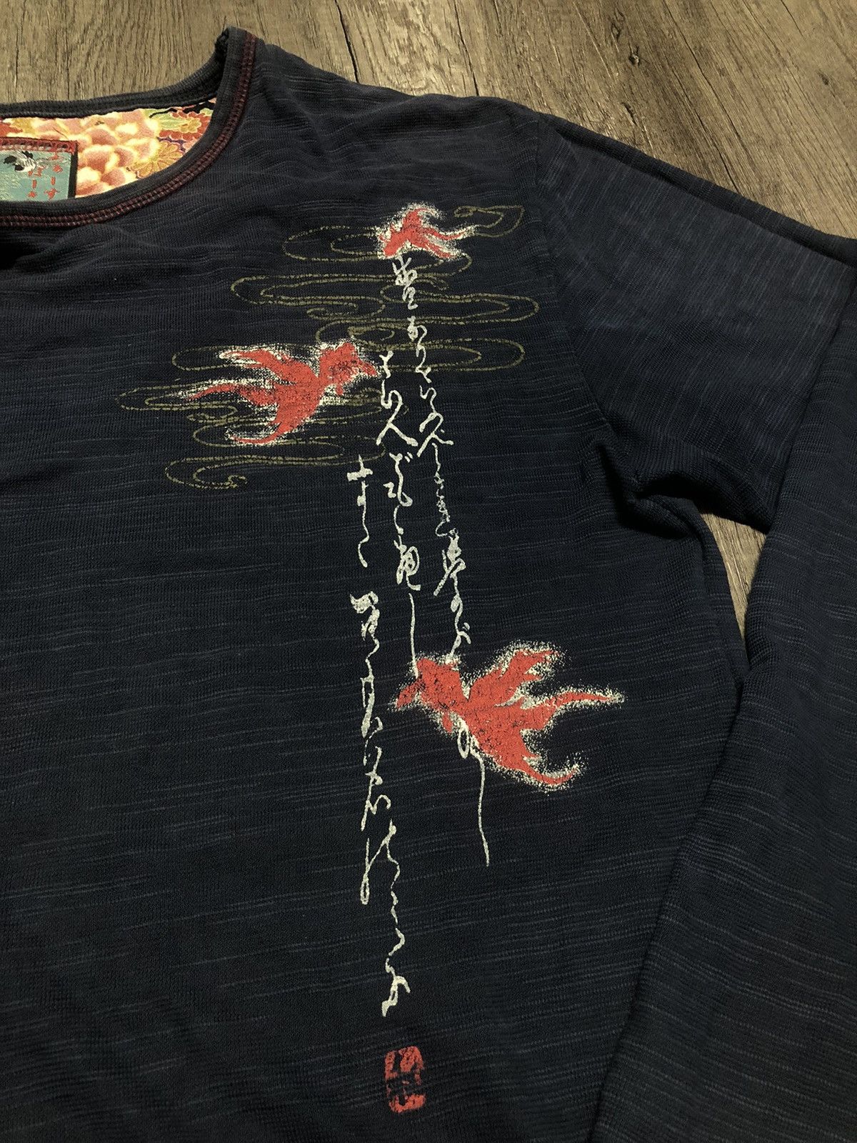 If Six Was Nine × Japanese Brand Vintage Geisha Japanese Brand Long Sleeve Tee Shirt Size US L / EU 52-54 / 3 - 4 Thumbnail