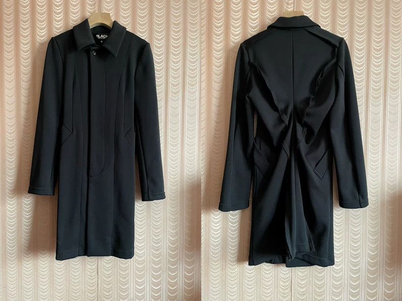 Comme des Garcons Vintage Comme des Garcons Black Trench Coat Size US S / EU 44-46 / 1 - 1 Thumbnail