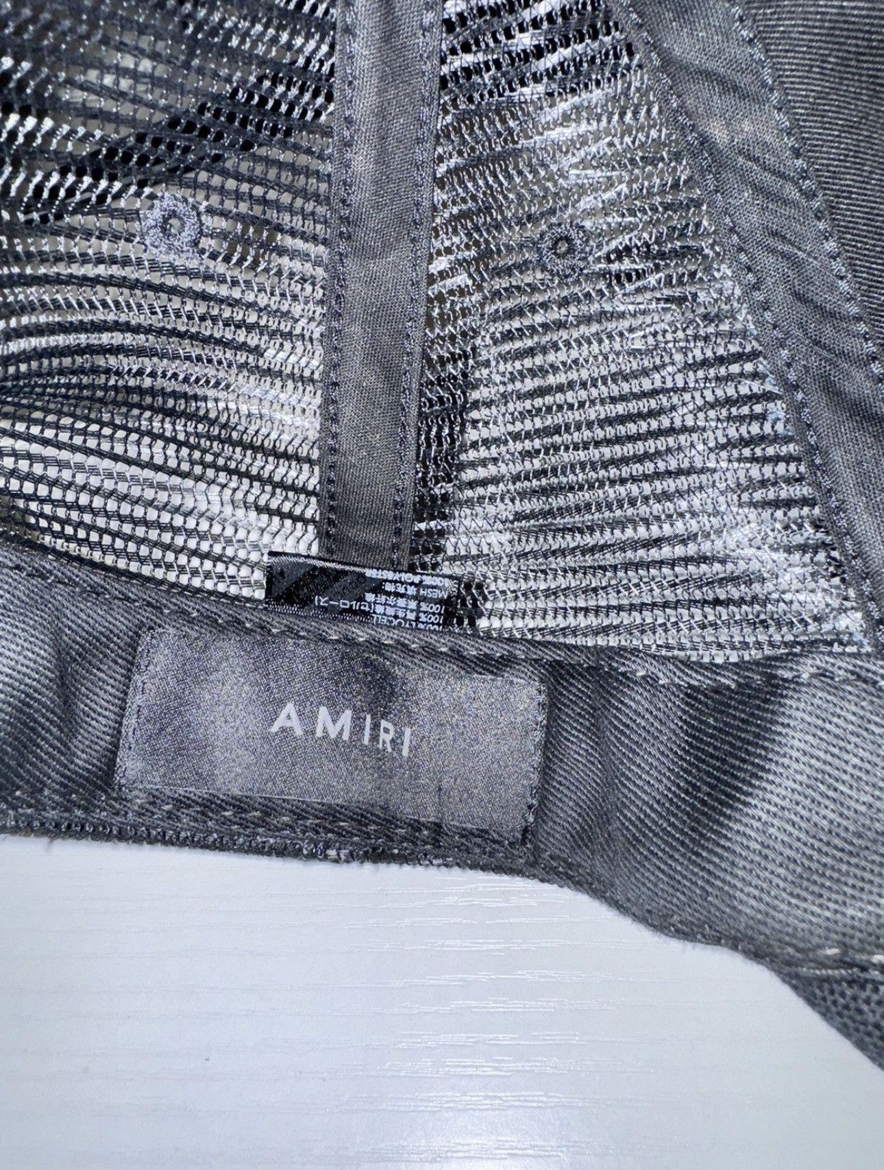 Amiri AMIRI Black & Yellow 'MA' Varsity Cap Size ONE SIZE - 4 Thumbnail