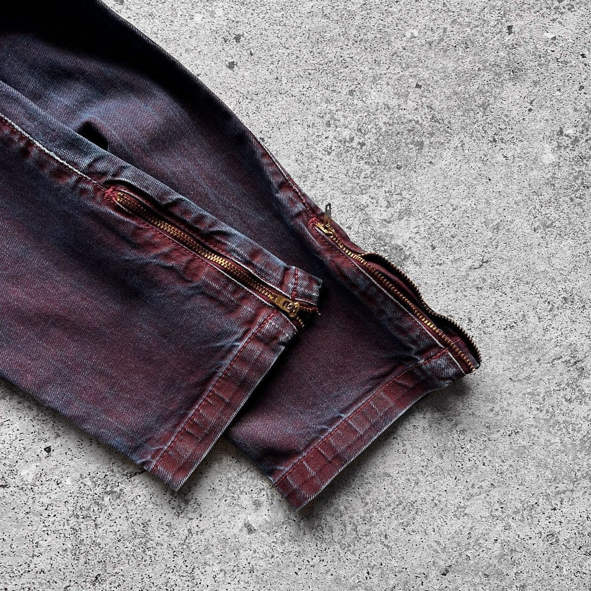 Edwin × Japanese Brand × Vintage Edwin Tokyo Japan Womens Vintage 90s Purple Slim Jeans Size 27" / US 4 / IT 40 - 5 Thumbnail
