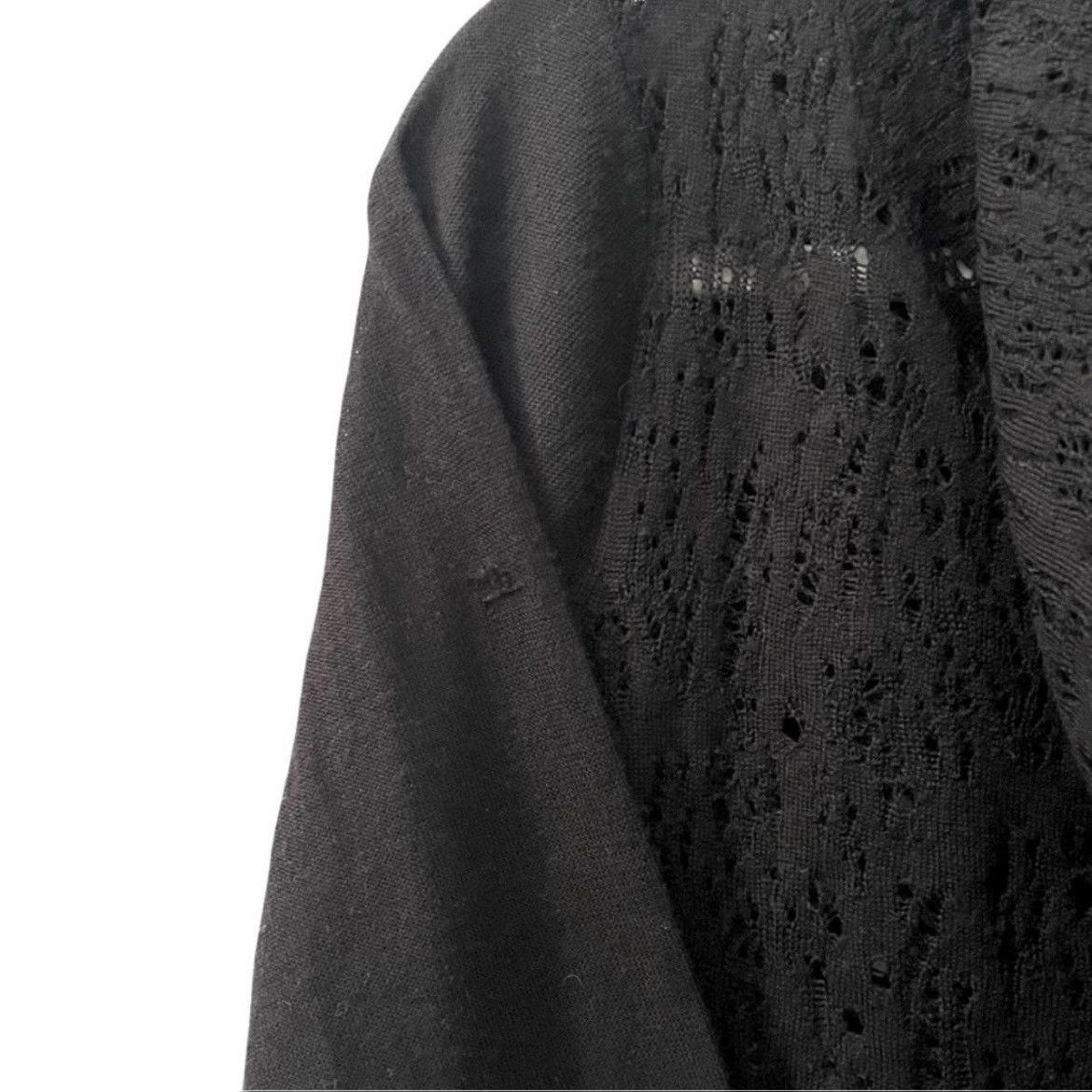 Timo Weiland Timo Weiland Cut-Out Black Cowl Neck Knit Sweater Unisex Size M / US 6-8 / IT 42-44 - 5 Thumbnail
