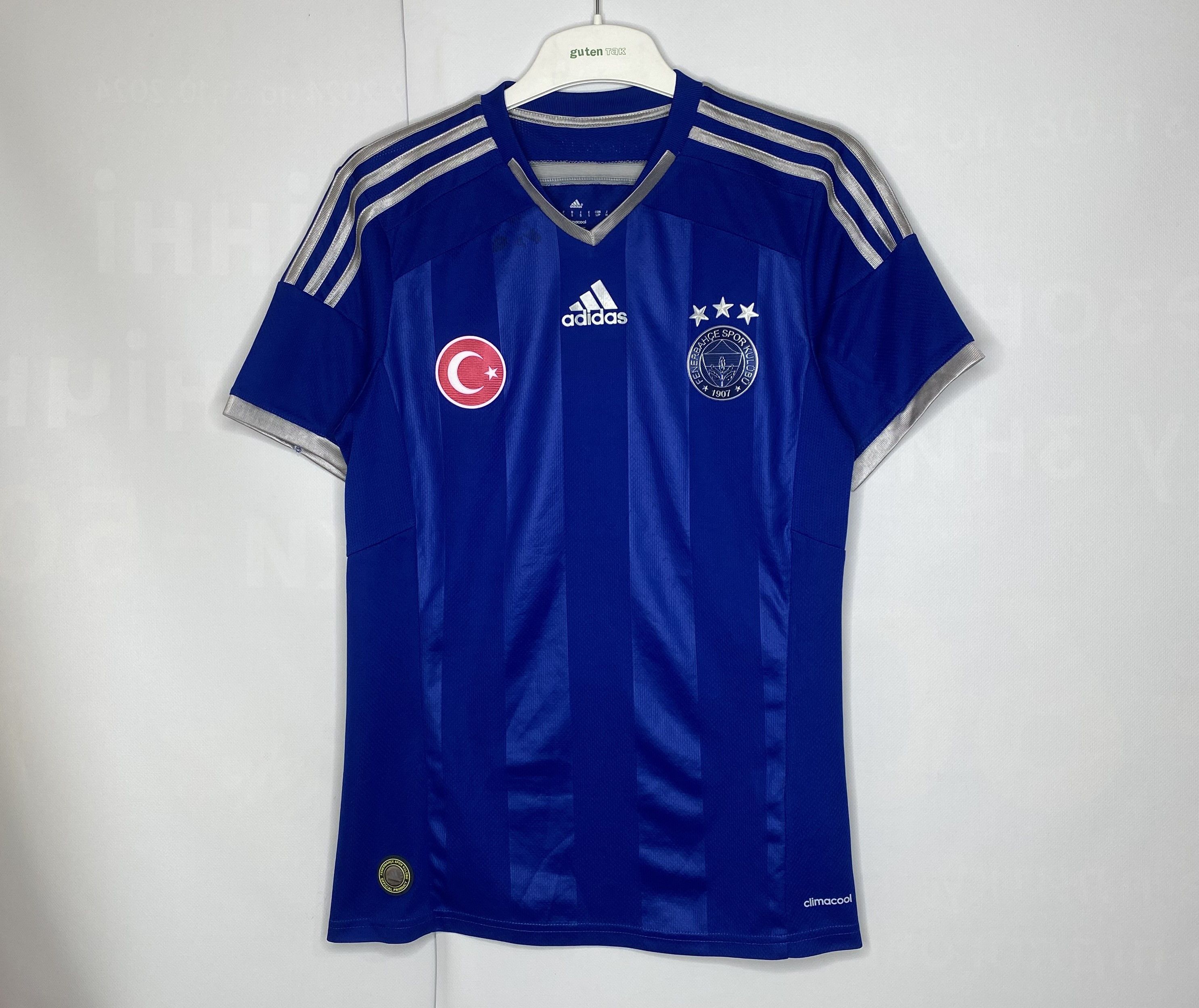 Adidas × UEFA FENERBAHCE 2014 2015 THIRD FOOTBALL SHIRT SOCCER JERSEY Size US S / EU 44-46 / 1 - 1 Thumbnail