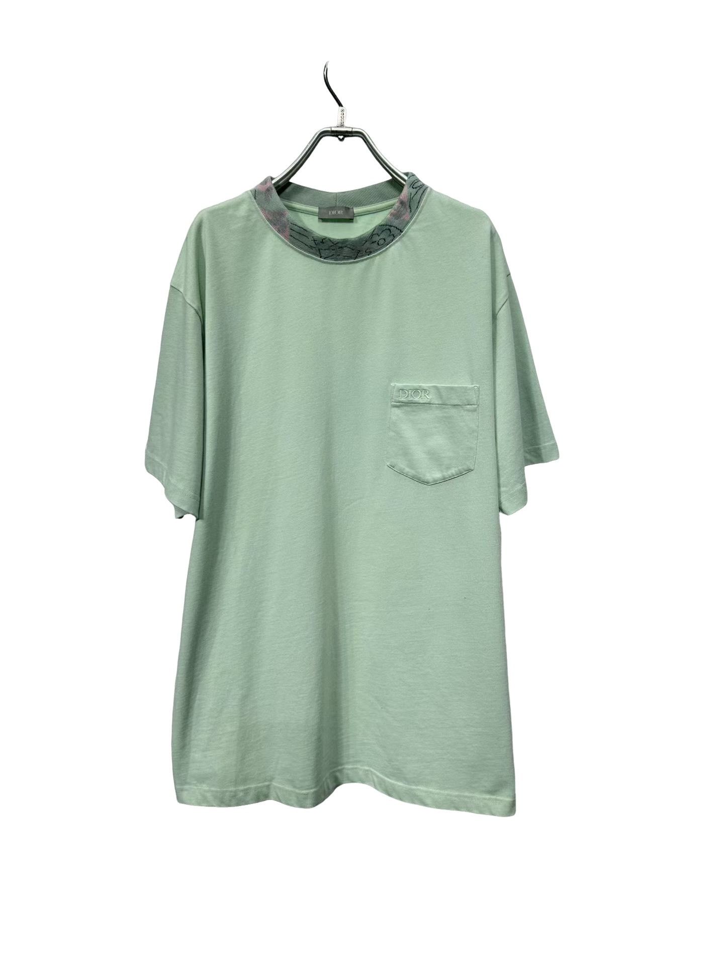 Dior Dior Logo Pocket T-Shirt Mint XL Size US XL / EU 56 / 4 - 1 Thumbnail