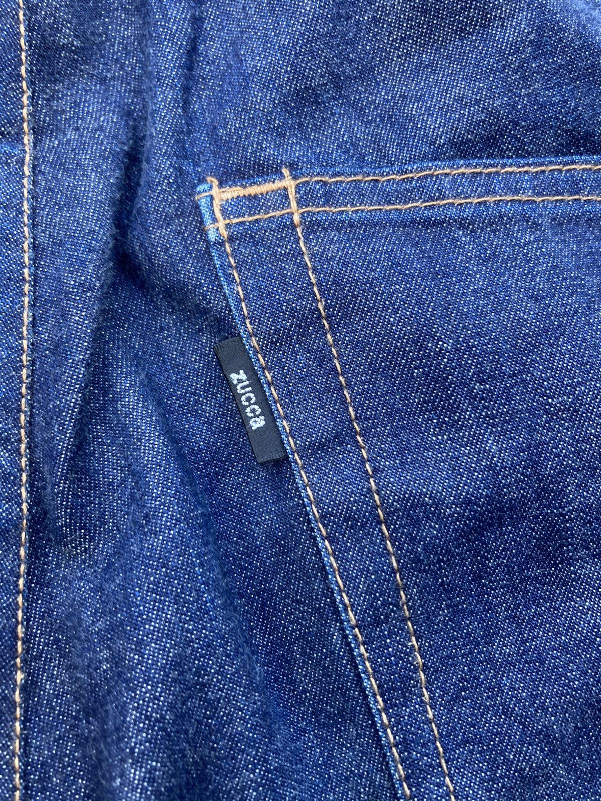 Zucca Archive Zucca Straight Drop Crotch Blue Jeans Size US 29 - 13 Thumbnail
