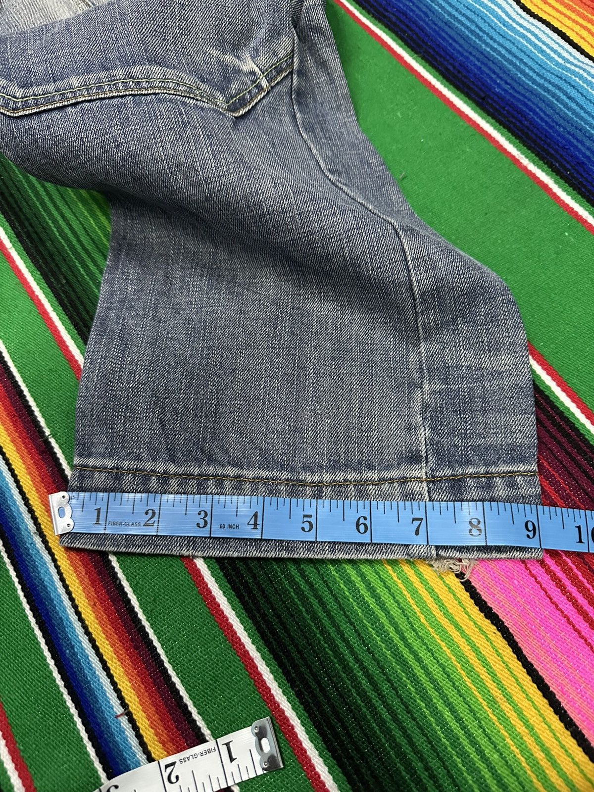 Japanese Brand Designer RG Distressed Bartack Denim Pants Size US 36 / EU 52 - 15 Thumbnail