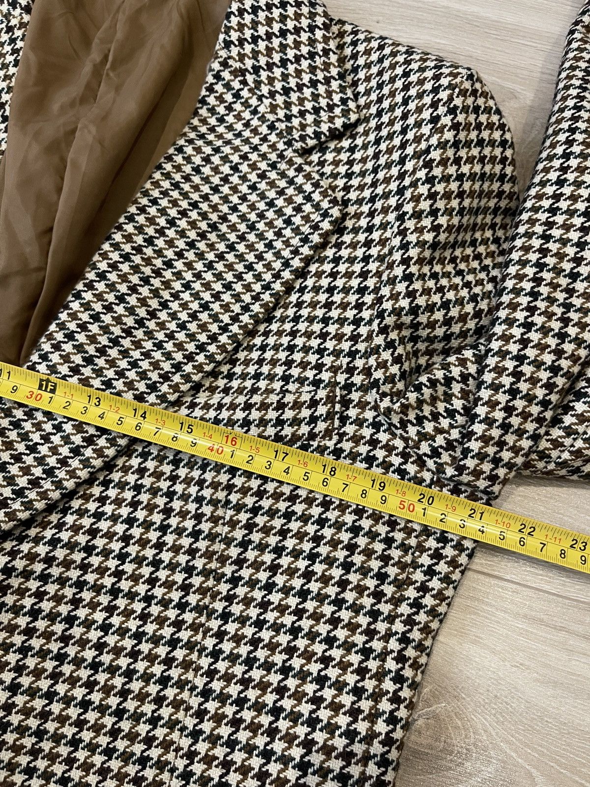 Burton Vintage rare burton Houndstooth blazer wool jacket 40R Size 40R - 12 Thumbnail