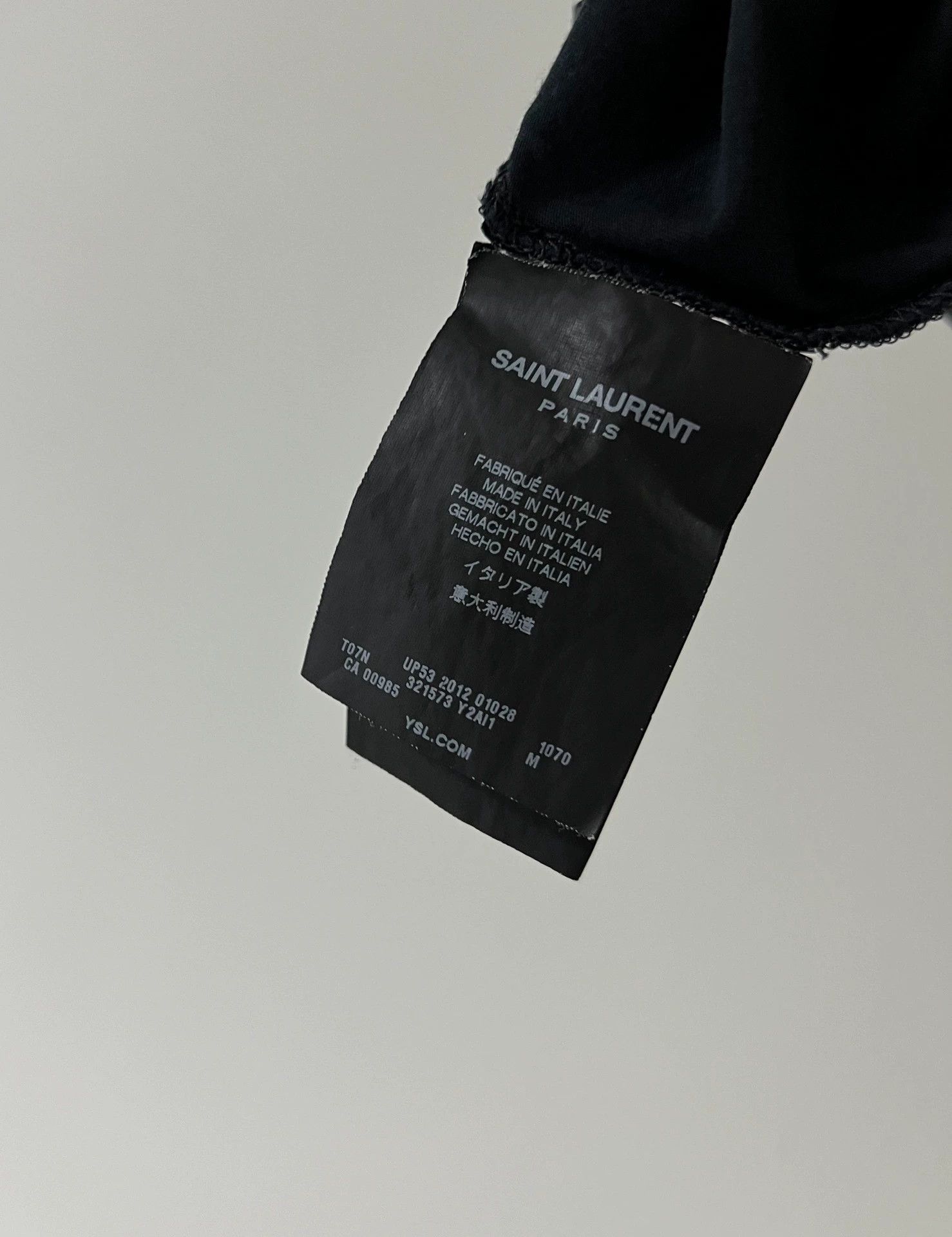 Saint Laurent Paris Saint Laurent Paris short-sleeved T-shirt vest for men Size US M / EU 48-50 / 2 - 5 Thumbnail