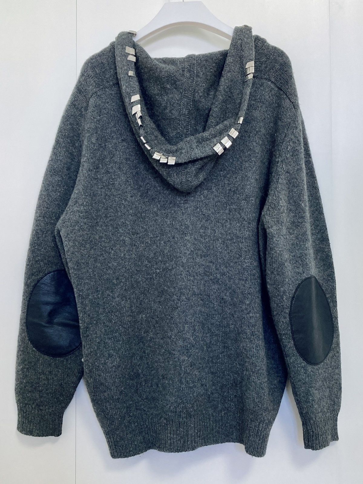 Saint Laurent Paris SAINT LAURENT PARIS BY HEDI SLIMANE 13AWGRAY HOODED CARDIGAN Size US S / EU 44-46 / 1 - 2 Thumbnail