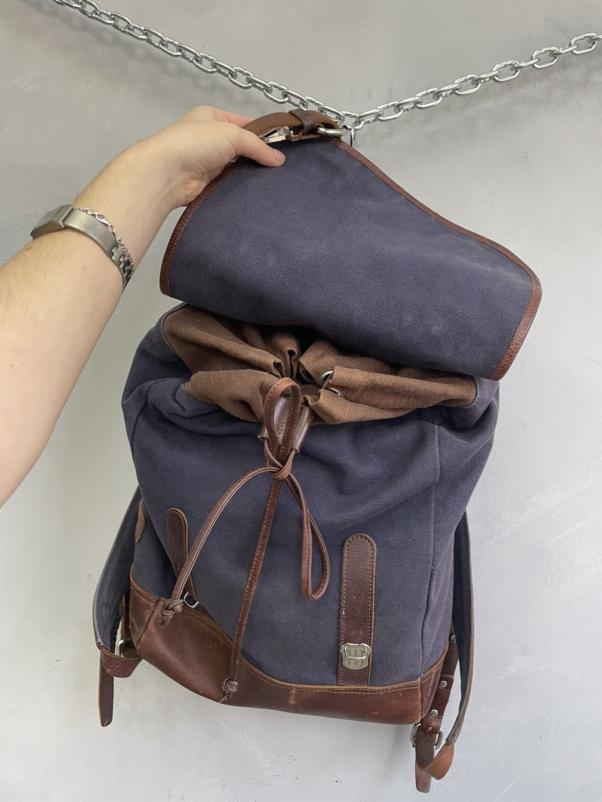 Japanese Brand Japanese Canvas military rare y2k diesel messenger bag pack Size ONE SIZE - 11 Thumbnail