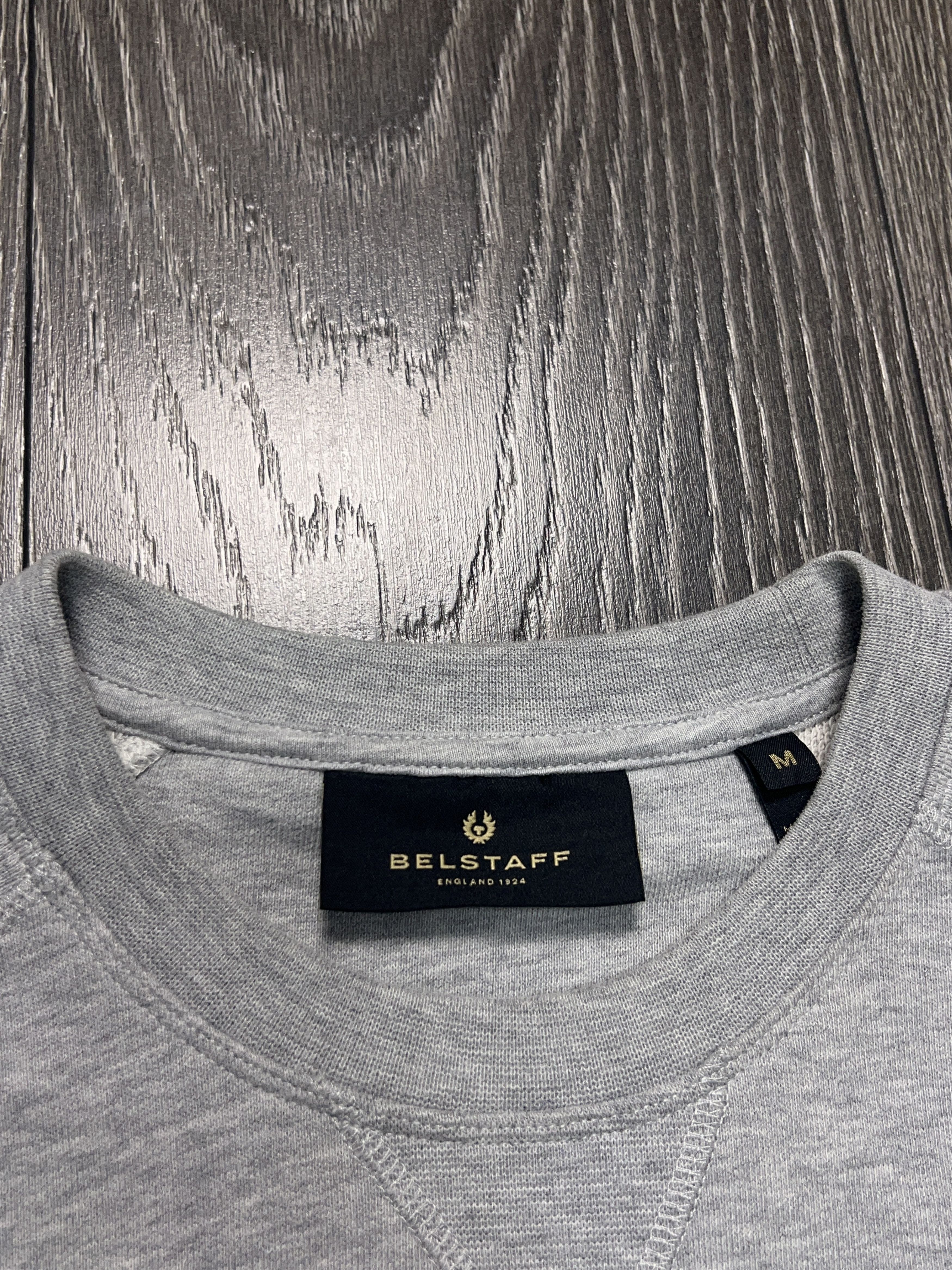 Belstaff England Big Logo Gray Sweatshirt Pullover Sweater Cotton Size US M / EU 48-50 / 2 - 2 Thumbnail
