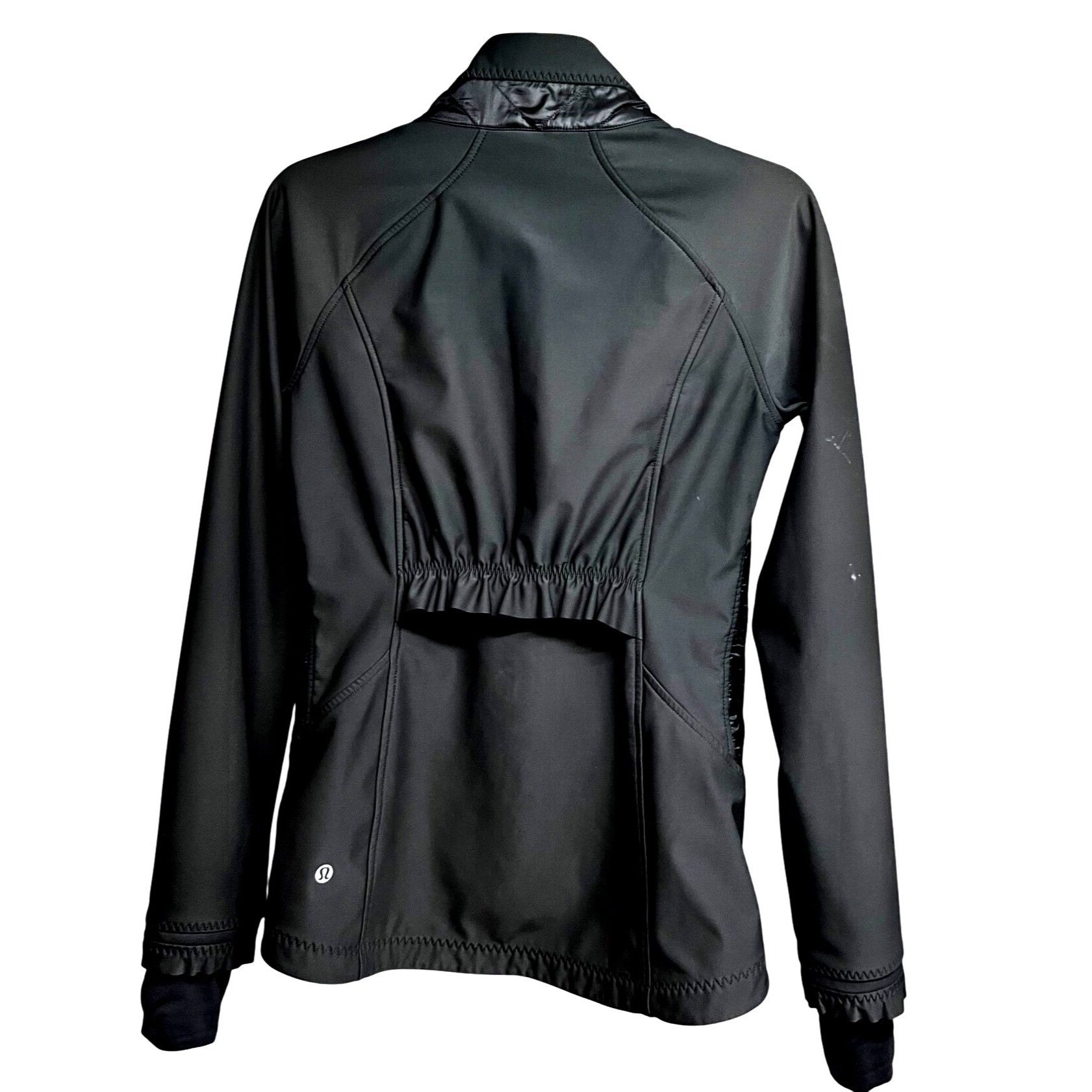 Lululemon Lululemon Wind Runner Softshell Zip Up Black Athletic Jacket Size M / US 6-8 / IT 42-44 - 3 Thumbnail