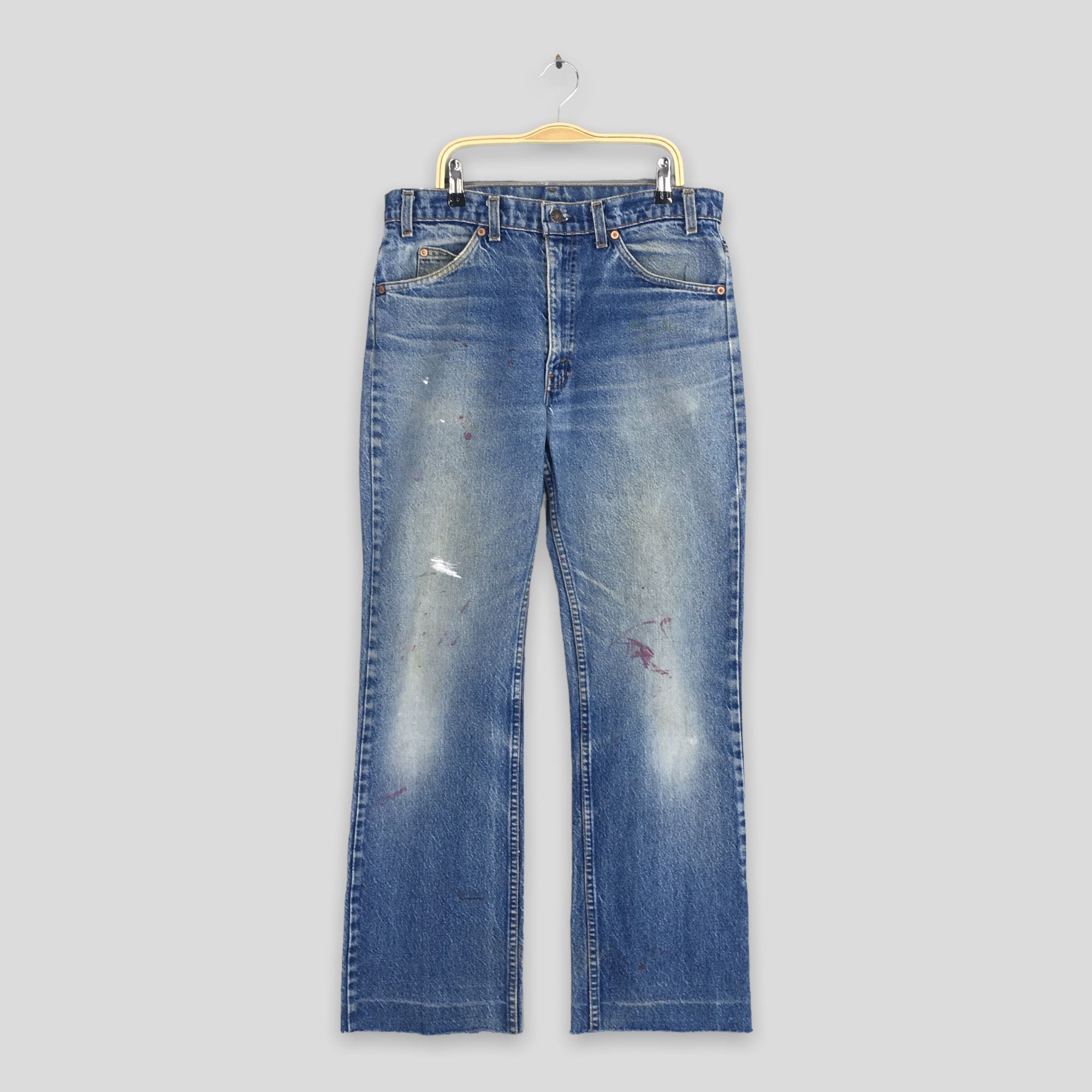 image of If Six Was Nine x Levis Size 31X29 Vintage 80's Levi's 517 Flared Jeans Levis Blue, Men's