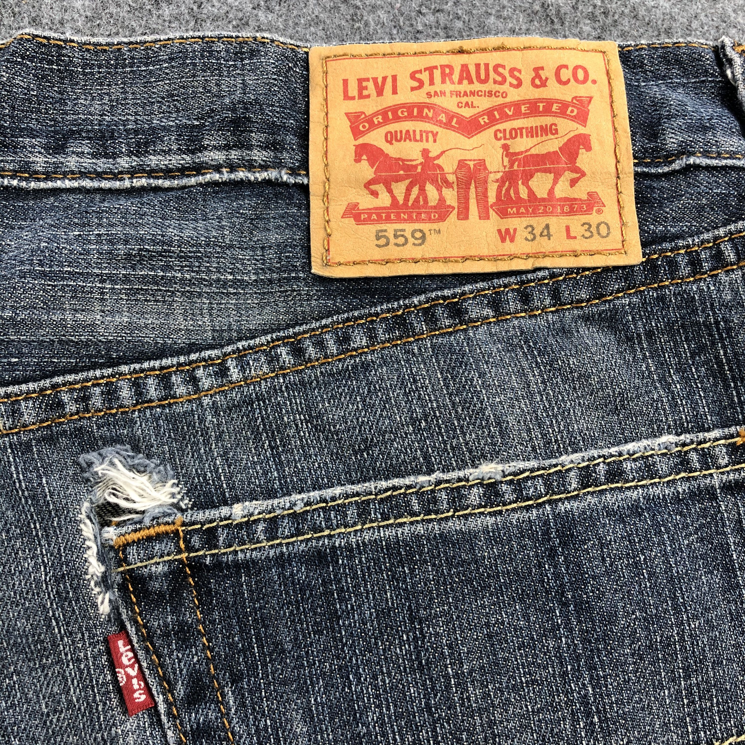 Levi's Vintage Levis 559 Jeans-JM1163 Size US 37 - 6 Thumbnail