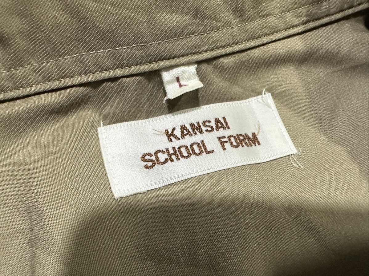 Japanese Brand 🔥Rare Design Vintage Kansai School Form Shirt Size US L / EU 52-54 / 3 - 7 Thumbnail
