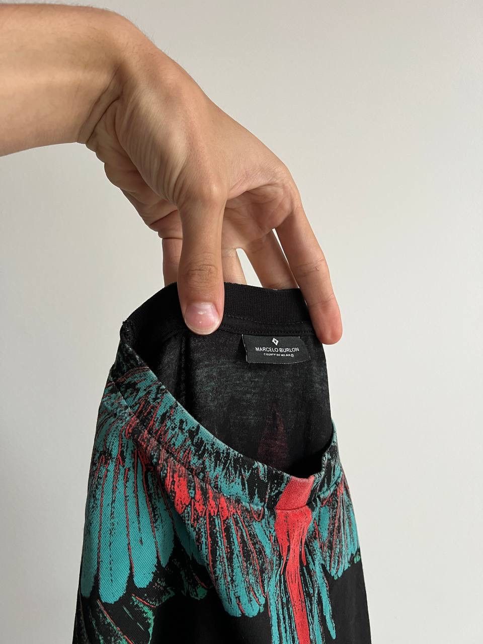 Marcelo Burlon Marcelo Burlon Black Wings T-Shirt Size US L / EU 52-54 / 3 - 8 Thumbnail