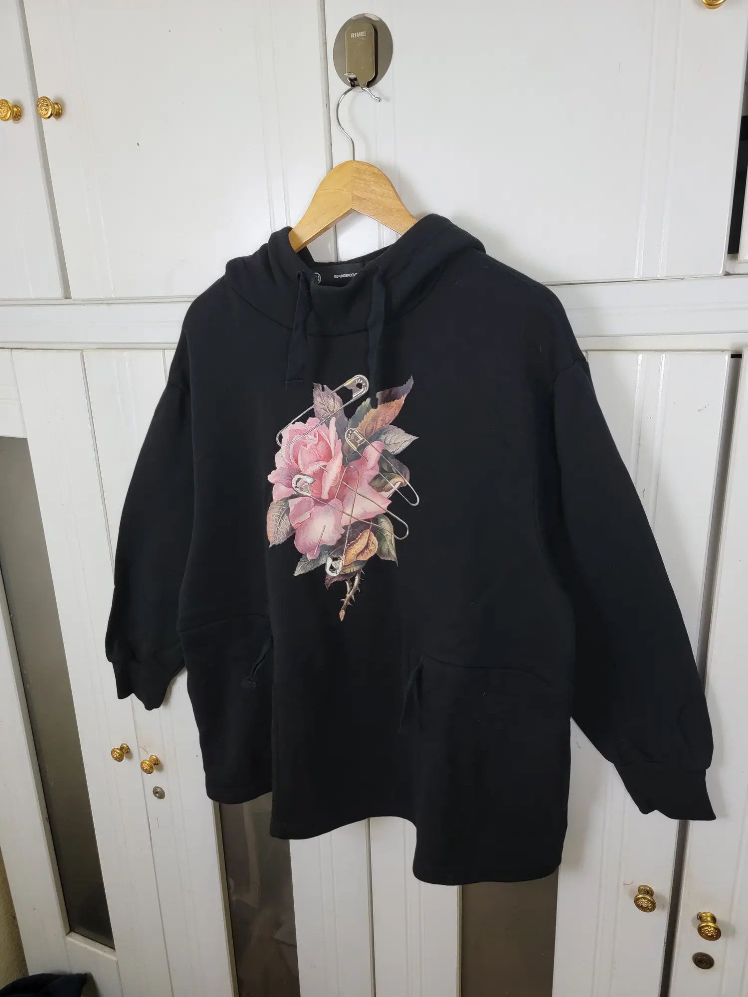 Japanese Brand × Undercover × Vintage Undercover Flower Pin Hoodies Size US M / EU 48-50 / 2 - 2 Thumbnail