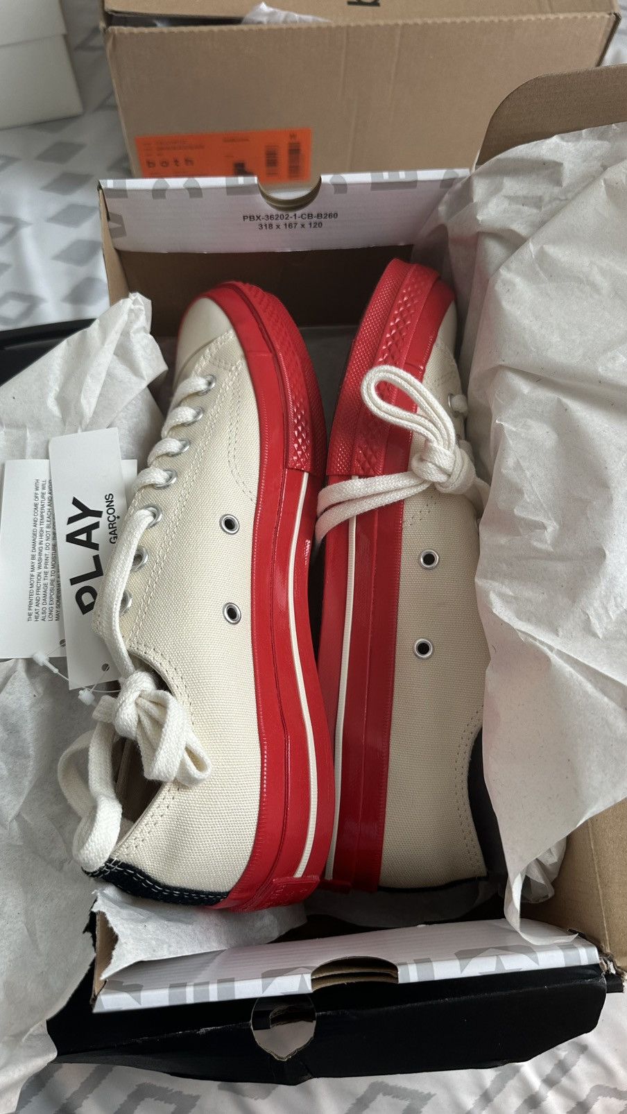 Comme des Garcons PLAY × Converse Converse& Comm Des Garçon play Size US 8.5 / EU 41-42 - 4 Thumbnail
