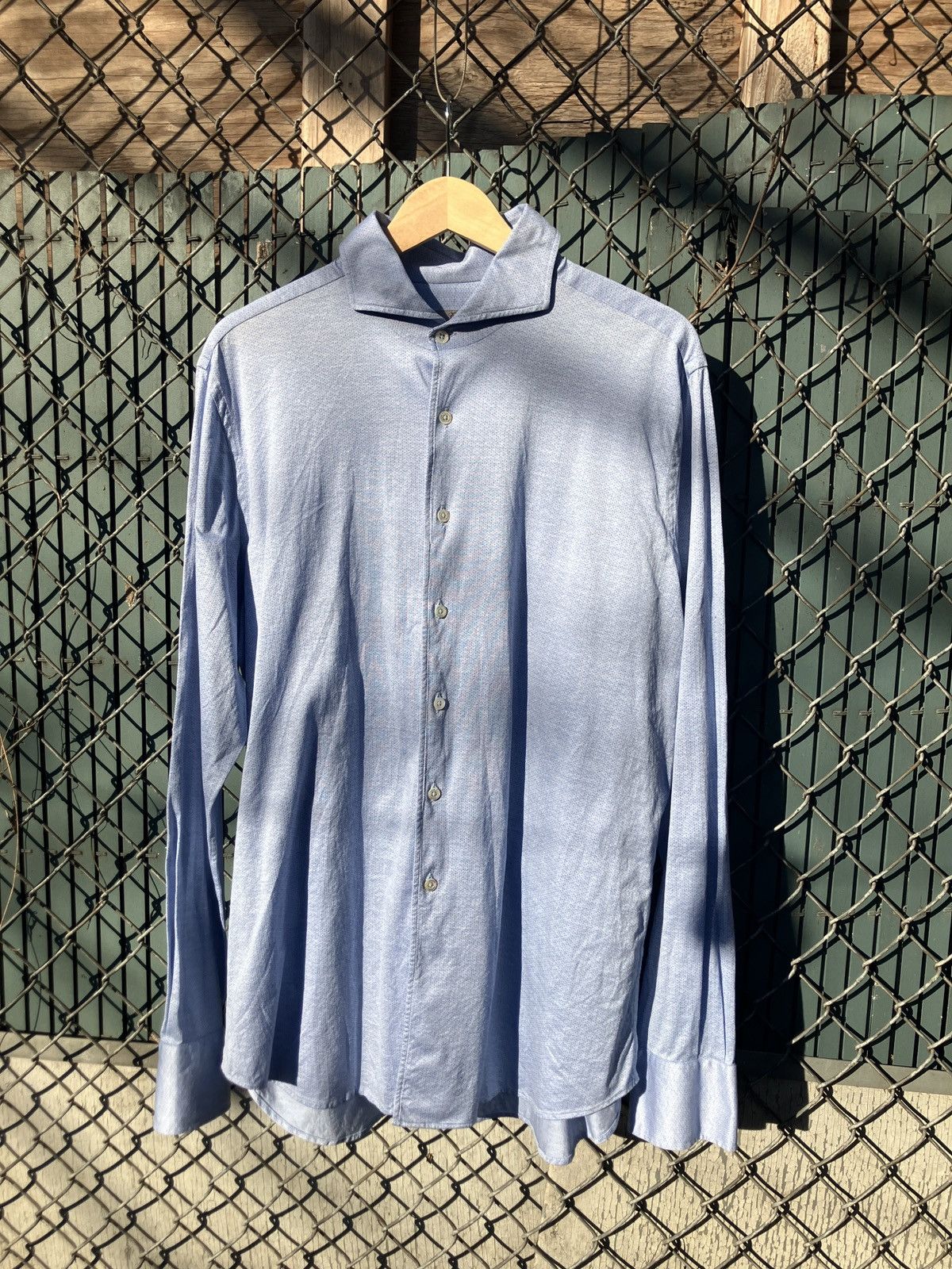 Canali Vintage Canali Button Down Dress Shirt Size US XL / EU 56 / 4 - 1 Thumbnail