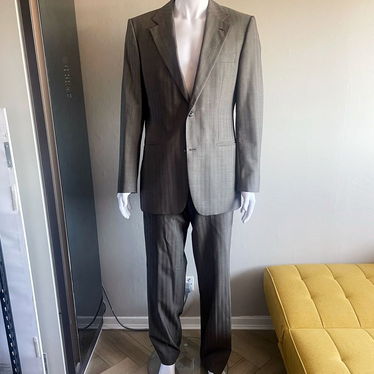 Hugo Boss Hugo Boss Mainline 2 Piece Gable Vegas Virgin Wool Suit Size 50R - 1 Thumbnail