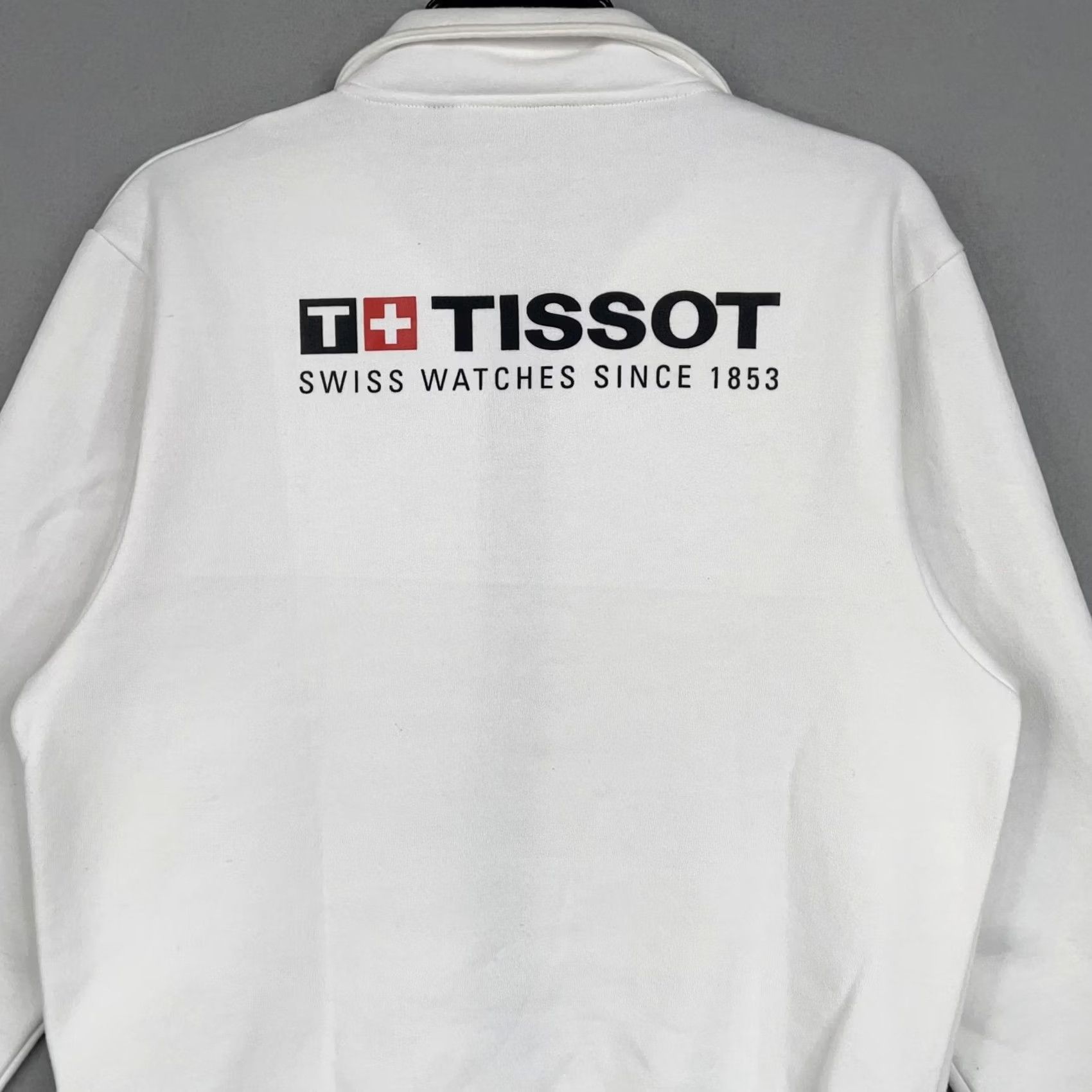 Tissot Tissot Sweatshirt Mens Medium White Full Zip Friendly Factories Swiss Watch Logo Size US M / EU 48-50 / 2 - 7 Thumbnail