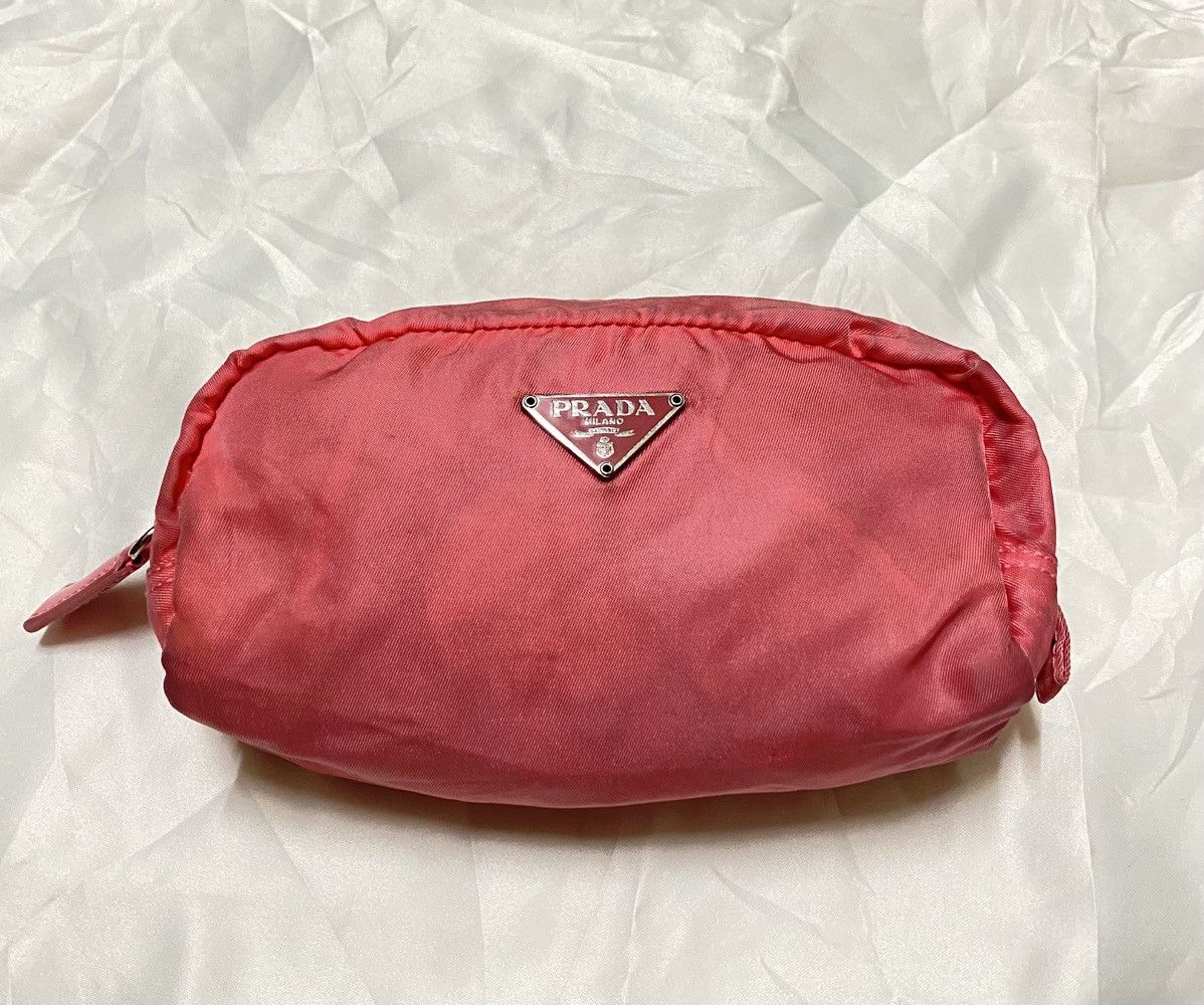 Prada Prada pink Nylon Vela Cosmetic pouch Italy Size ONE SIZE - 1 Thumbnail