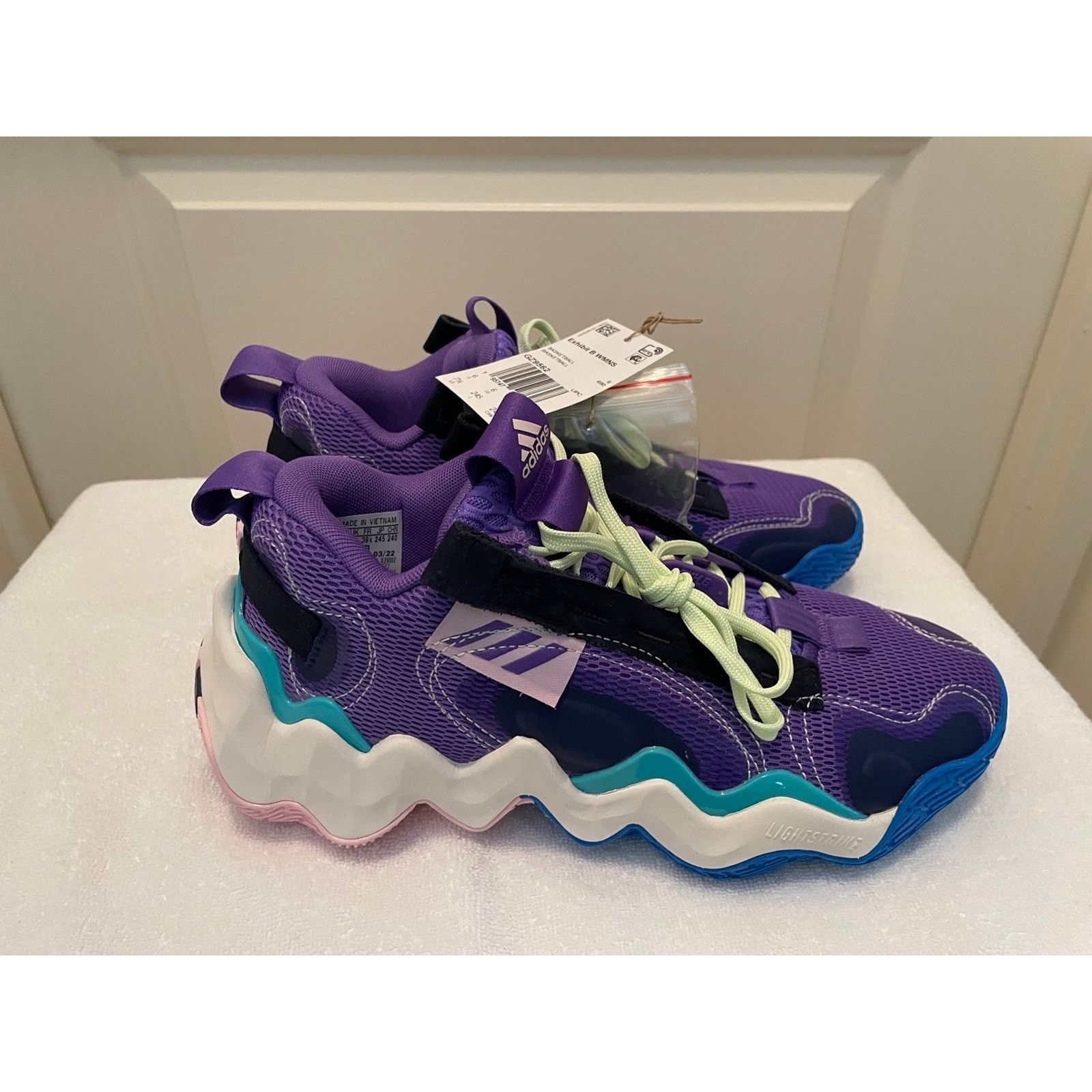 Adidas Adidas X Hoop York City Collab Exhibit Basketball Sneakers Size US 7.5 / IT 37.5 - 4 Thumbnail