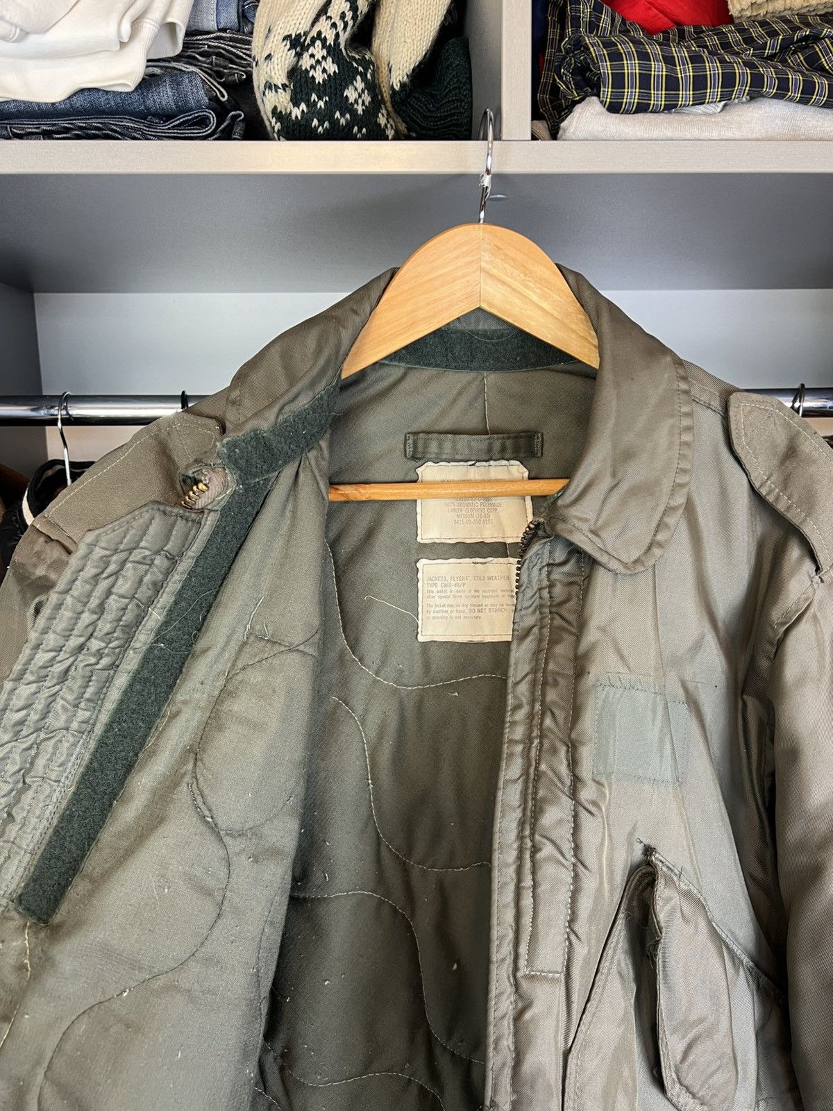 Other VINTAGE FADED FLYERS JACKET BOMBER FLIGHT CWU 45 punk rock Size US M / EU 48-50 / 2 - 16 Thumbnail