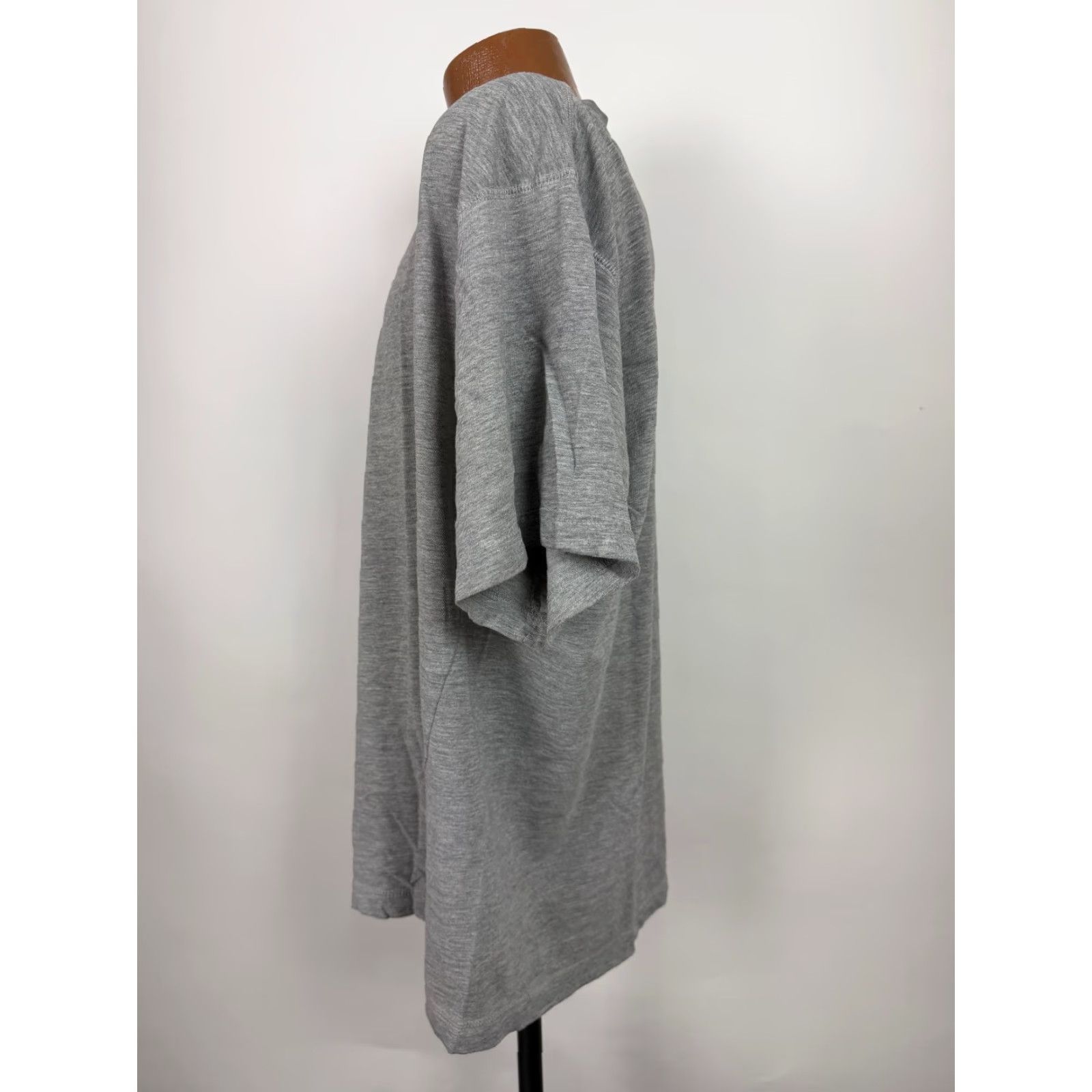 Vintage Vintage 90s Puritan Shirt XL Minimal Gray Silky Cotton Poly Blend Henley T-Shirt Size US XL / EU 56 / 4 - 5 Thumbnail