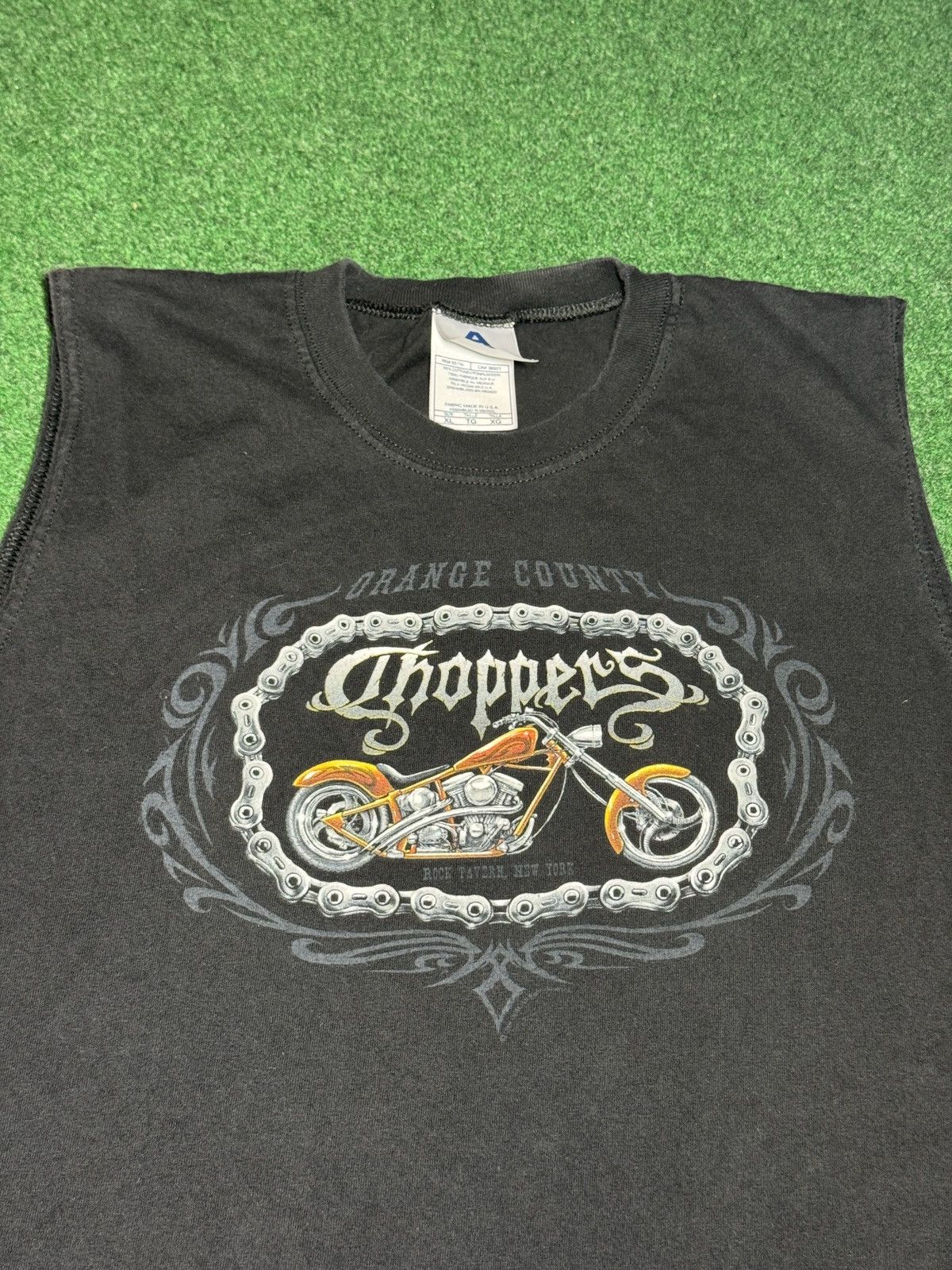 Vintage Orange County Choppers Tank Y2K Biker Sleeveless XL T Shirt Size US XL / EU 56 / 4 - 2 Thumbnail