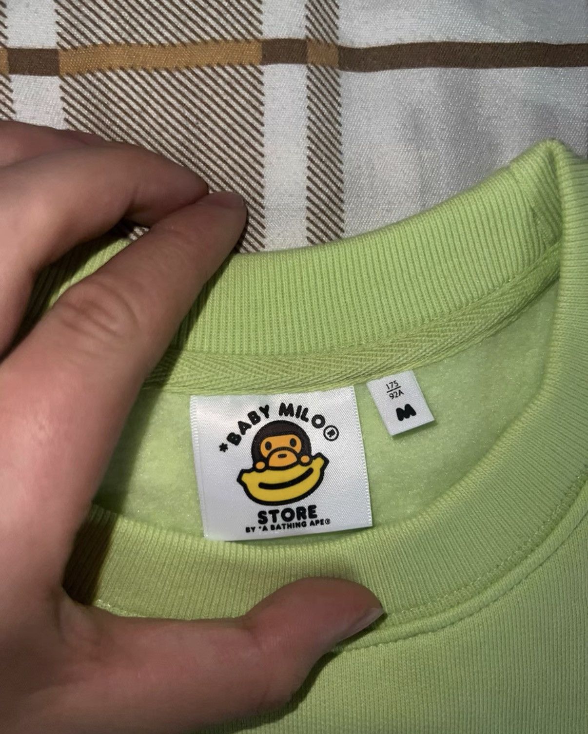 Bape BAPE OG Nigo Era, Mint Yellowish Green Sweatshirt. Size US M / EU 48-50 / 2 - 3 Thumbnail