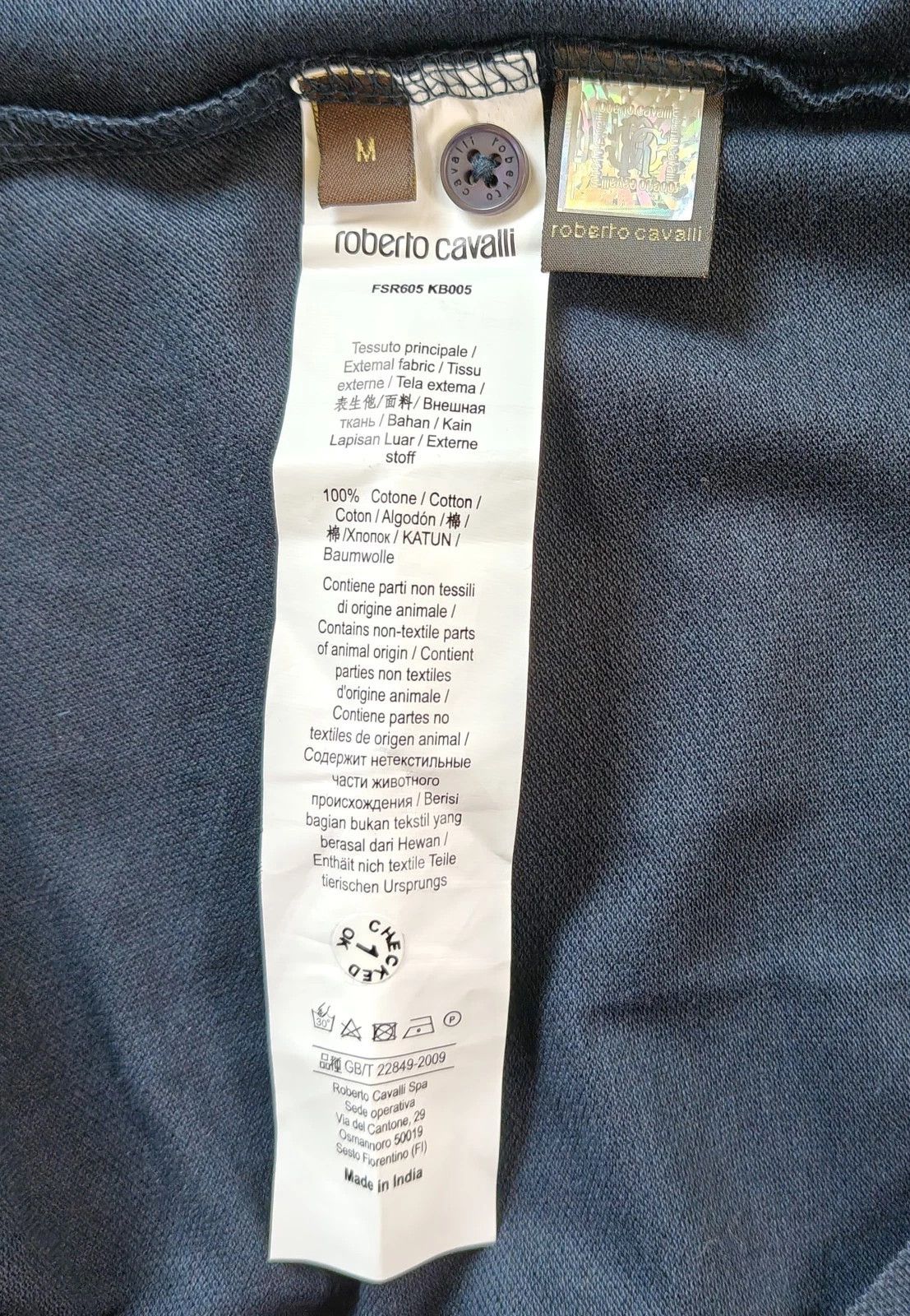 Roberto Cavalli Robert Cavalli RC Monogram-Embroidered Polo Shirt T / 6012 Size US M / EU 48-50 / 2 - 7 Thumbnail